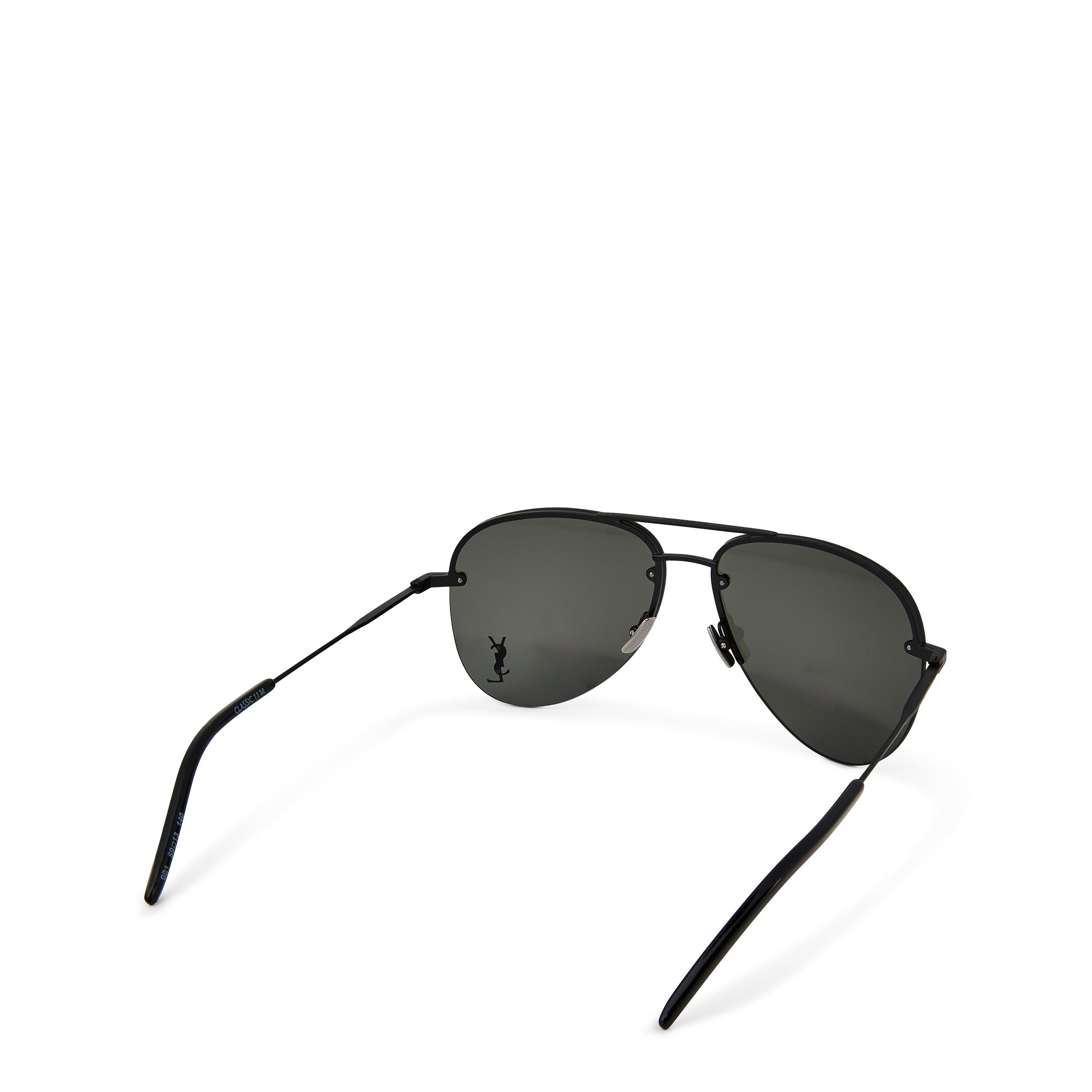 Black/Grey - Saint Laurent - Classic 11 Sunglasses - 5