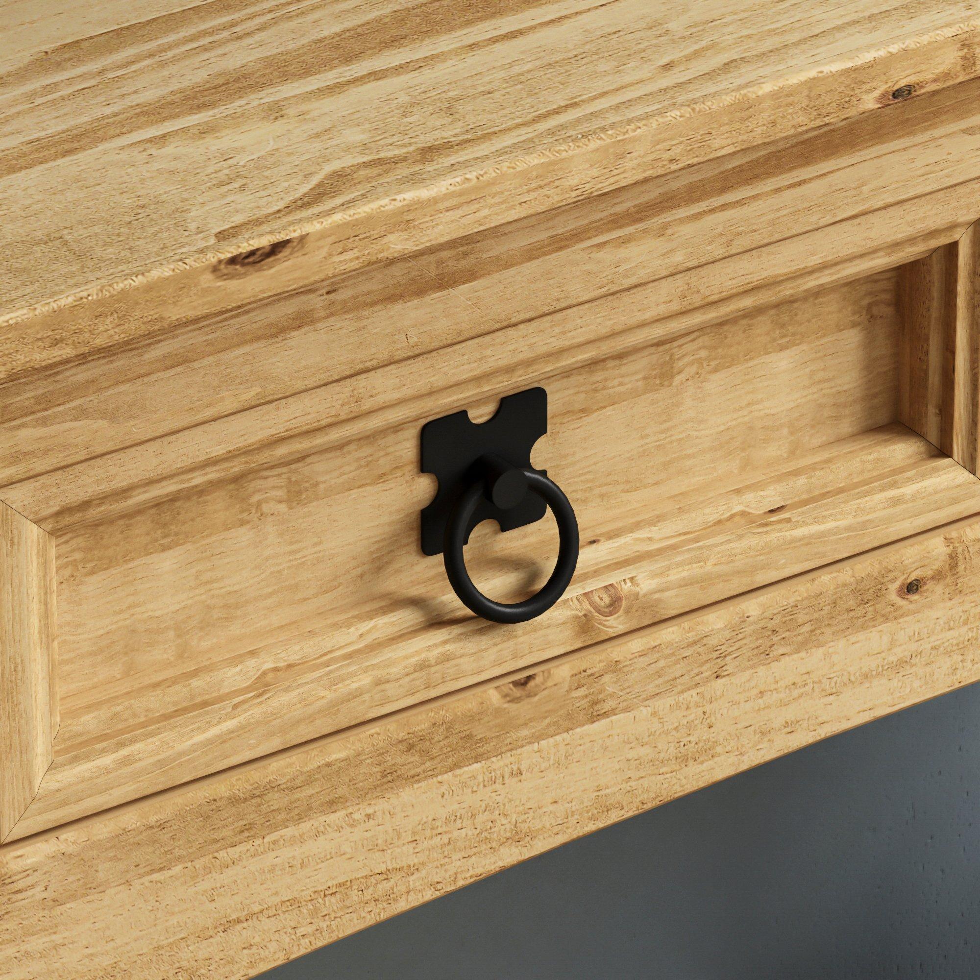 Pine - Lassic - Vida Designs Corona 2 Drawer Console Table - 6