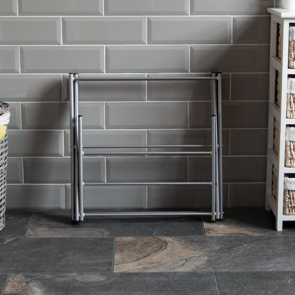 Metal - Lassic - Home Vida 3 Tier Metal Clothes Airer - 6