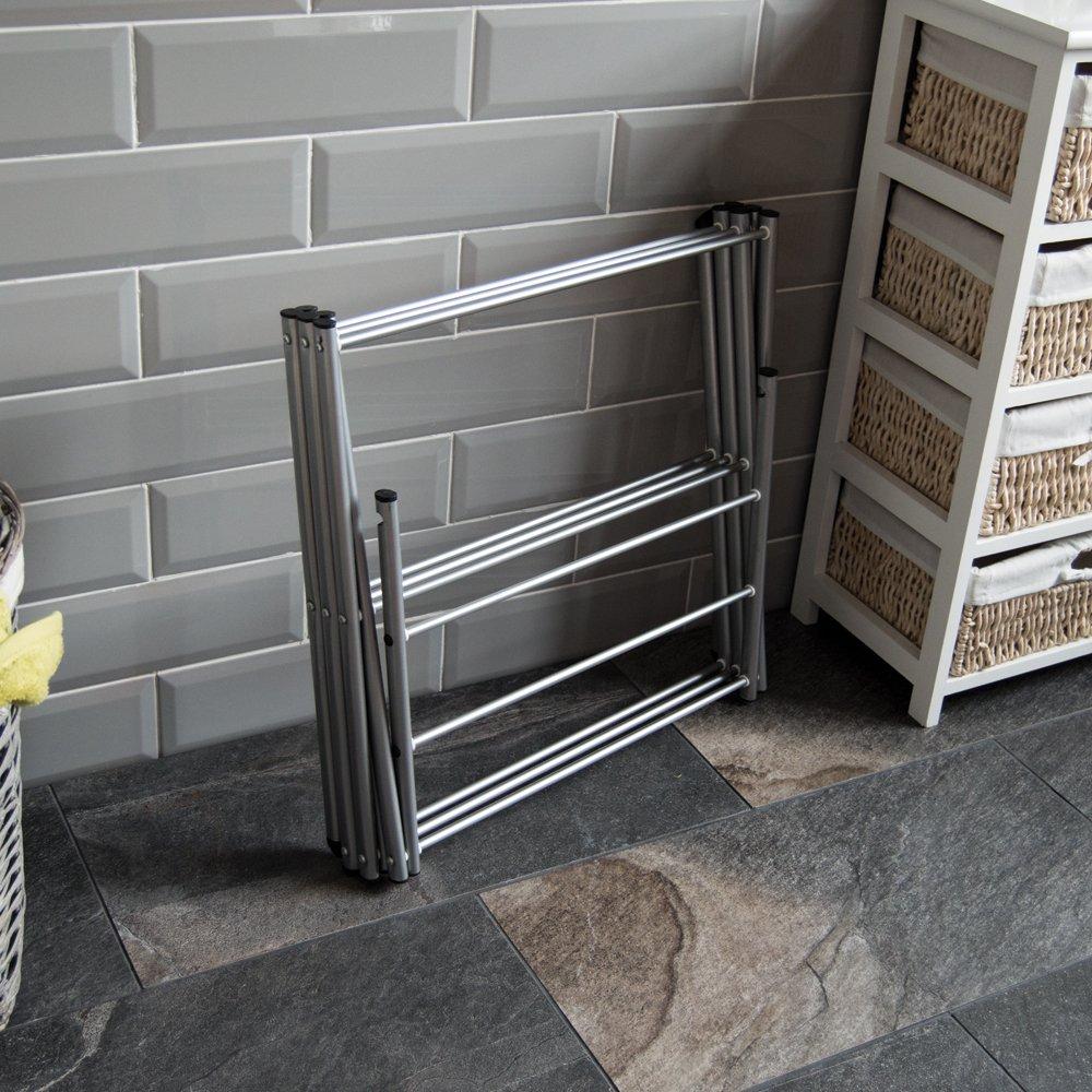 Metal - Lassic - Home Vida 3 Tier Metal Clothes Airer - 7