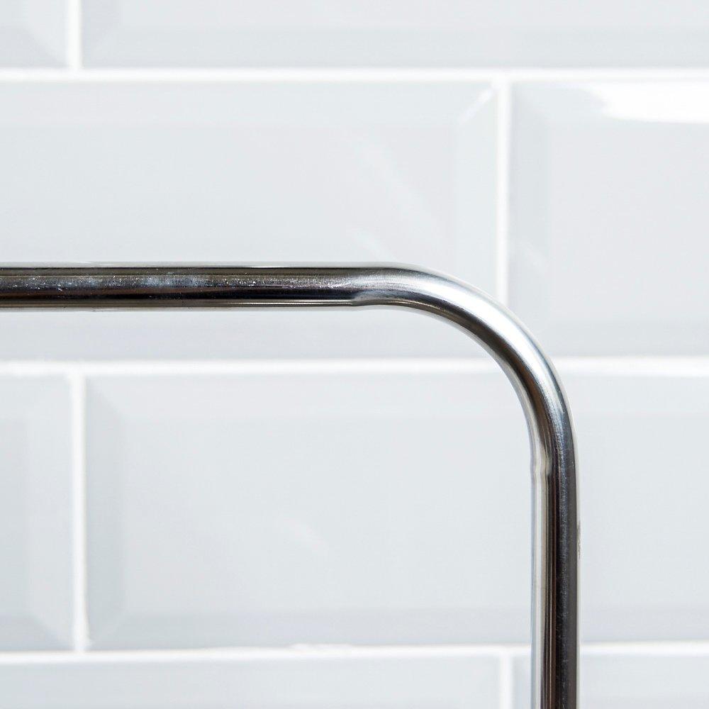 Stainless Steel - Lassic - Bath Vida 3 Tier Towel Stand Curved - 5