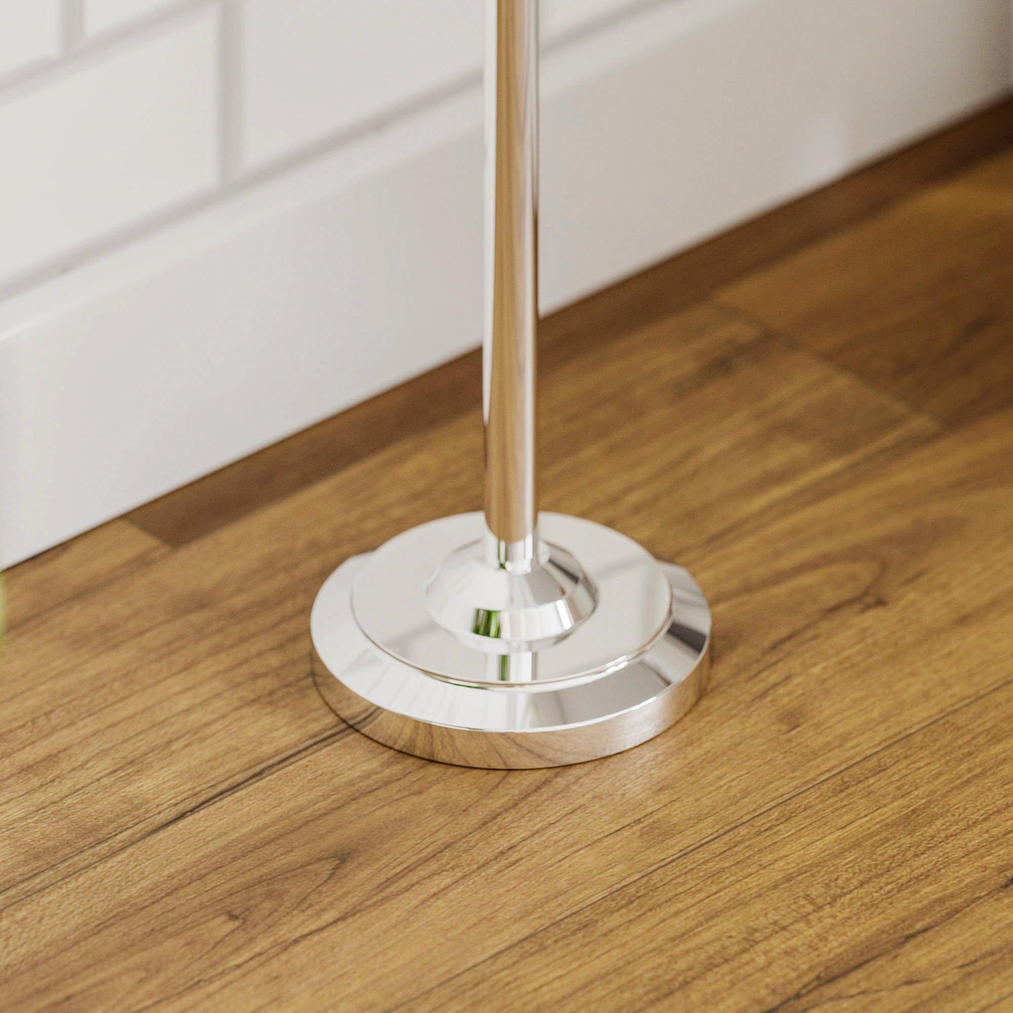 Chrome - Lassic - Bath Vida Floor Standing Toilet Roll Holder - 6
