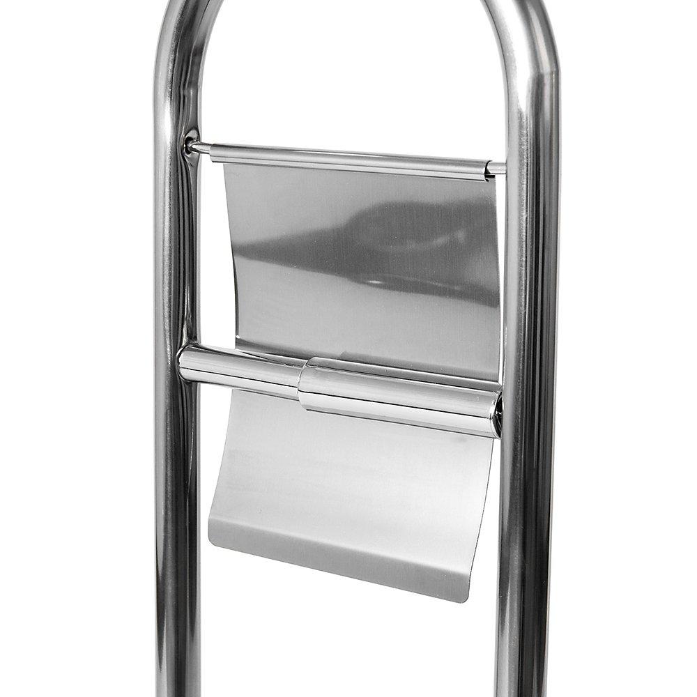 Stainless Steel - Lassic - Bath Vida Toilet Brush And Paper Holder With Round - 2