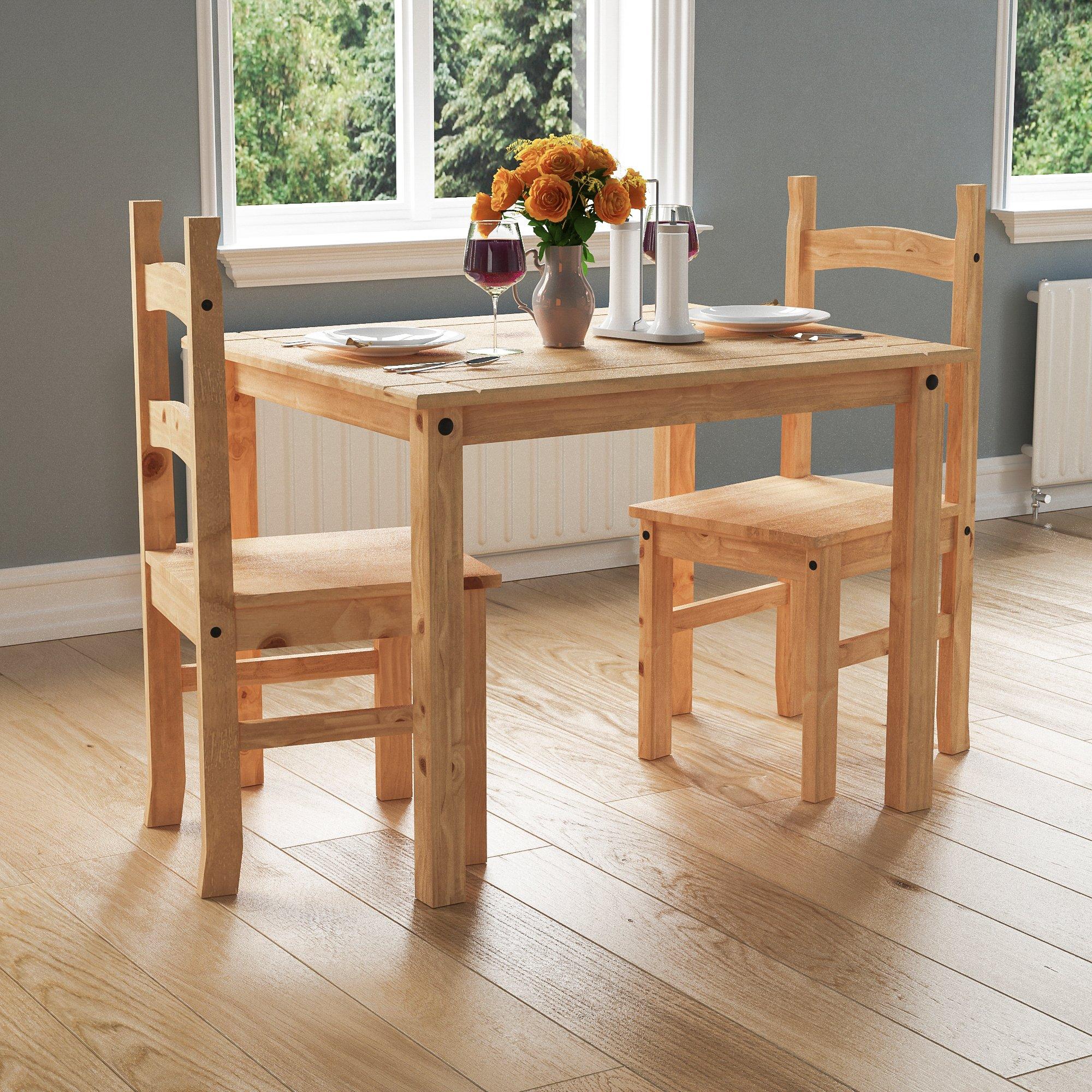 Lassic  Vida Designs Corona 2 Seater Dining Set - Pine - 2 Seater