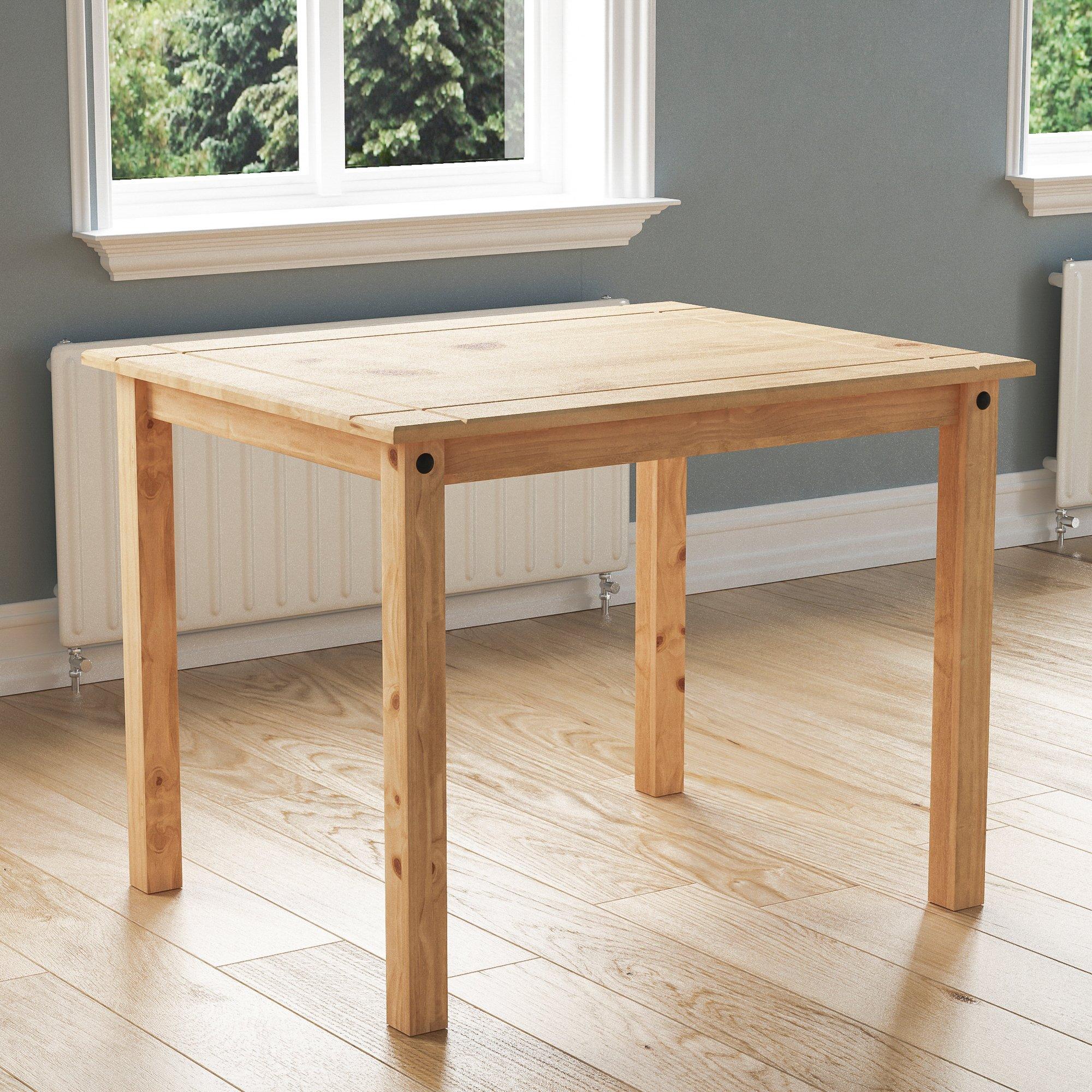 Pine - Lassic - Vida Designs Corona 2 Seater Dining Set - 5