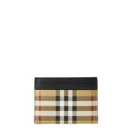 Burberry MenS Sandon Check Card Case