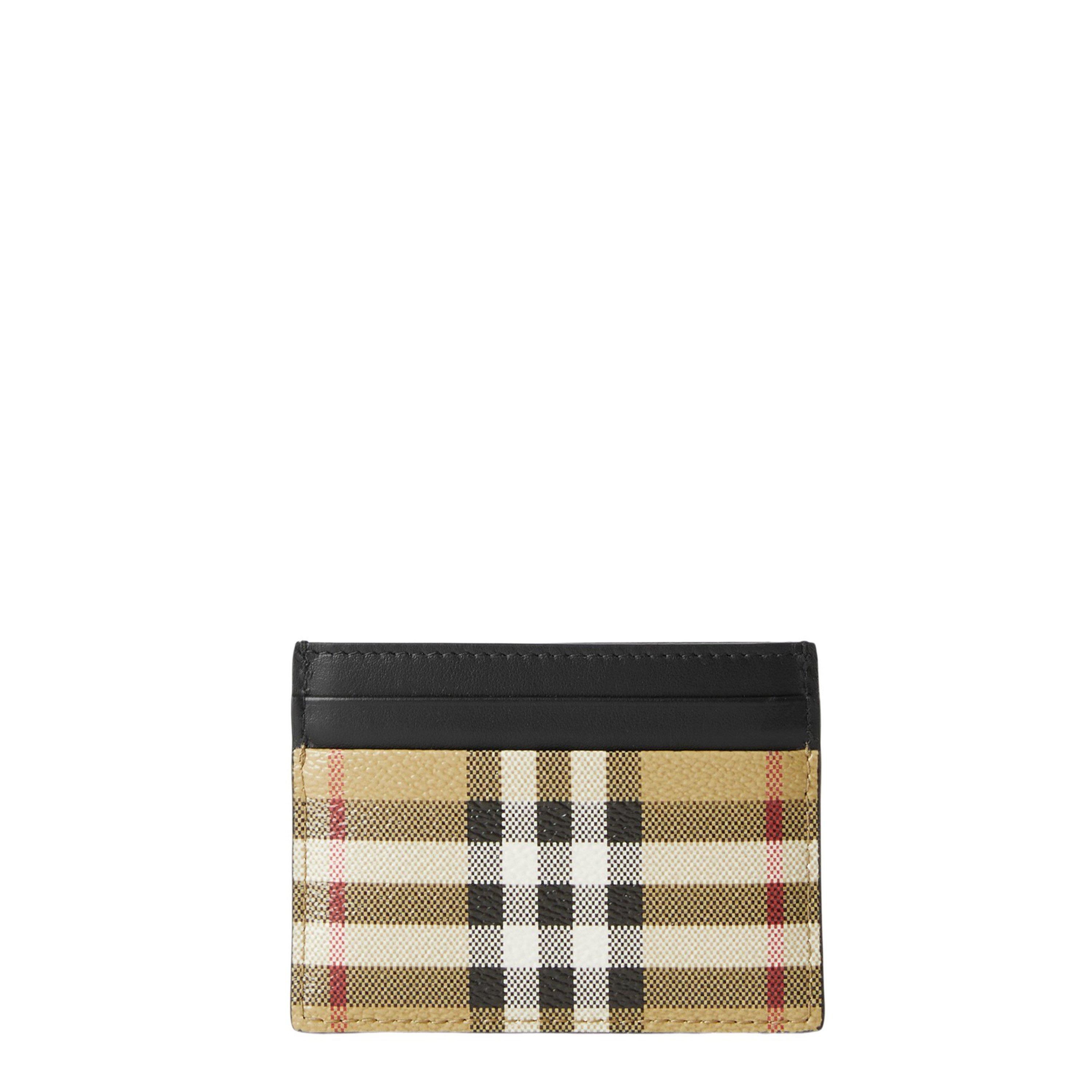 Archive Beige - Burberry - Men's Sandon Check Card Case - 2