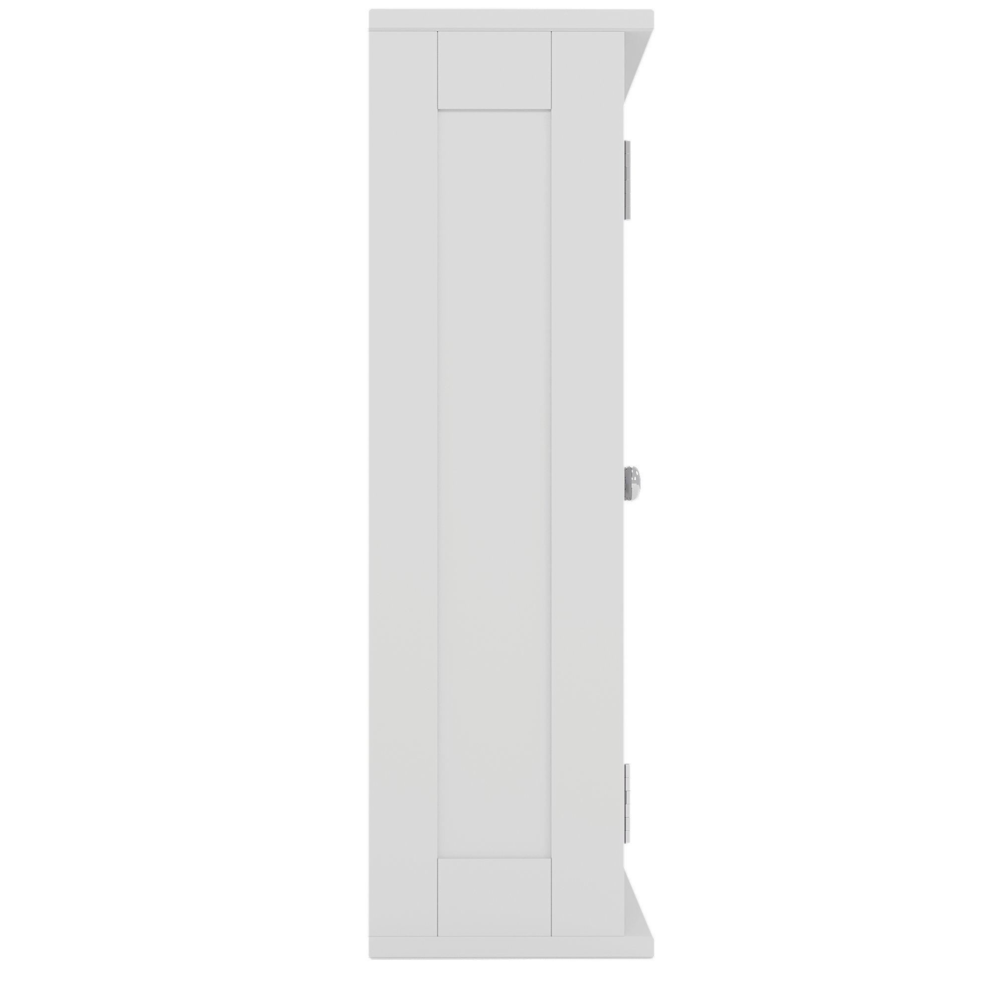 White - Lassic - Bath Vida Priano 2 Door Wall Cabinet - 8