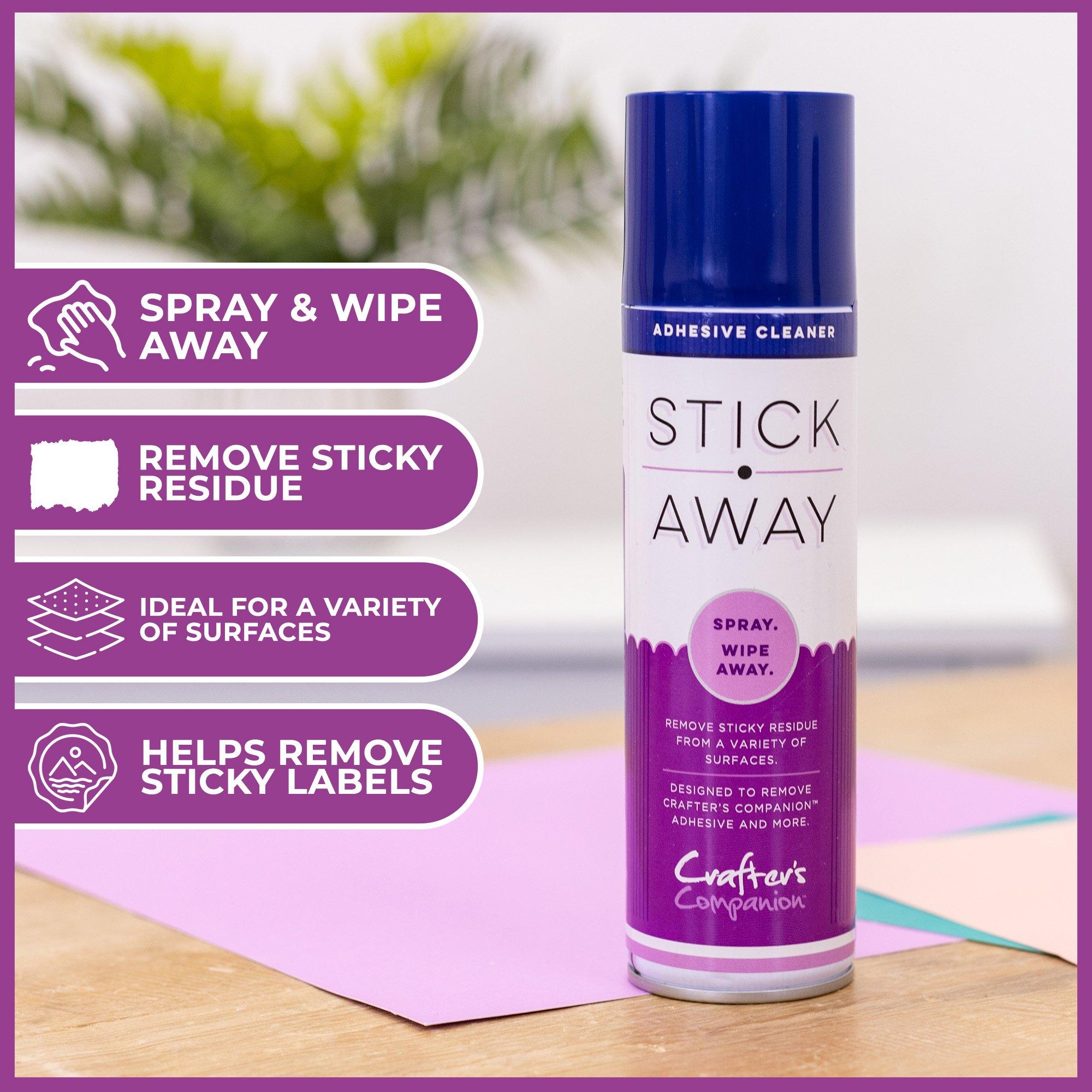 Clear - Crafters Companion - Crafters Companion Stick and Spray/Stick Away Kit - 6