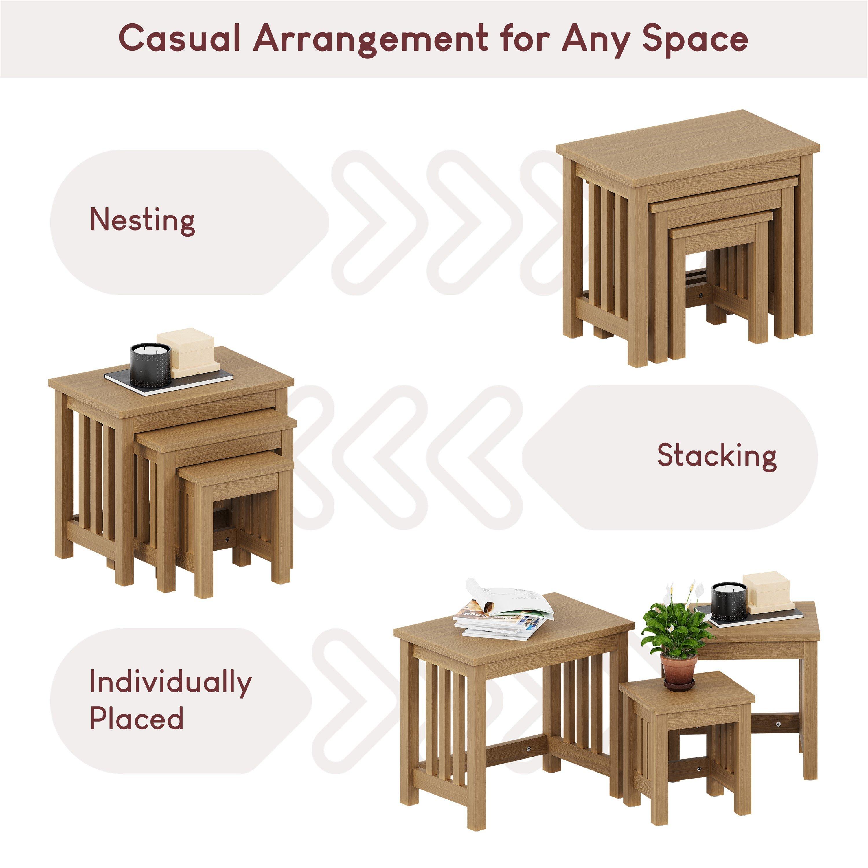 Ash Veneer - Lassic - Vida Designs Ashton Nest Of Tables - 4