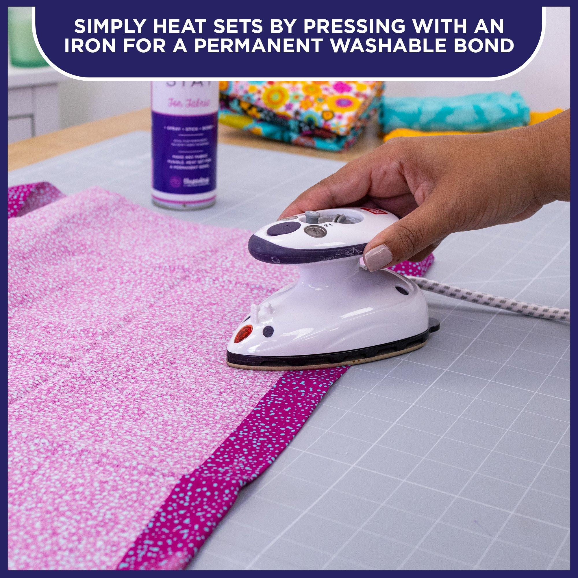 Clear - Crafters Companion - Crafters Companion Fabric Stick Spray and Stay Kit - 7