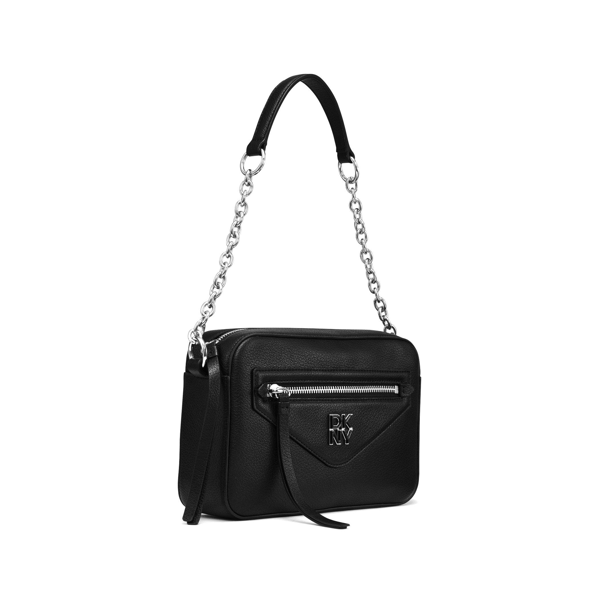 Sort/Sølv - DKNY - Women's Heart of New York Camera Cross Body Bag - 9