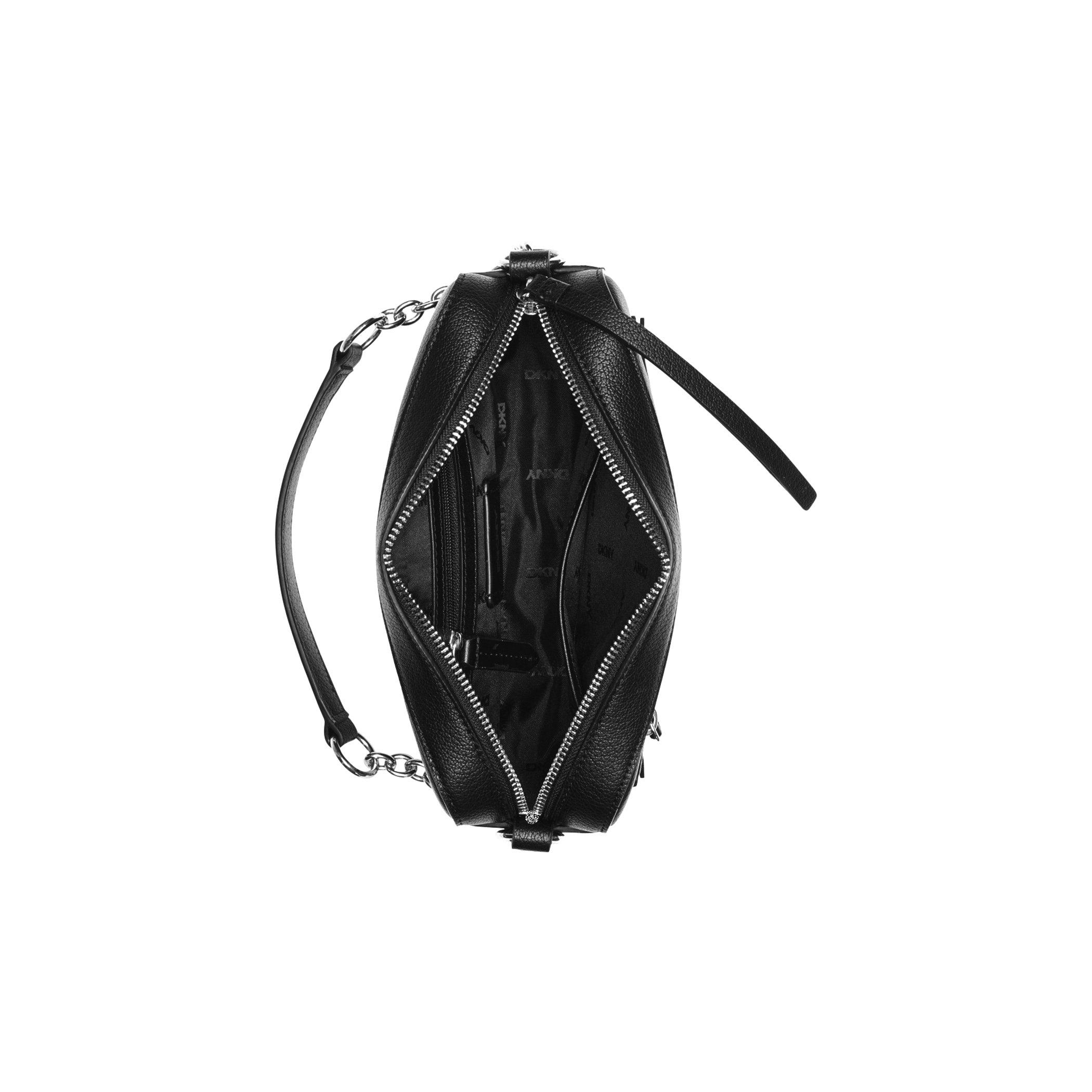 Sort/Sølv - DKNY - Women's Heart of New York Camera Cross Body Bag - 4