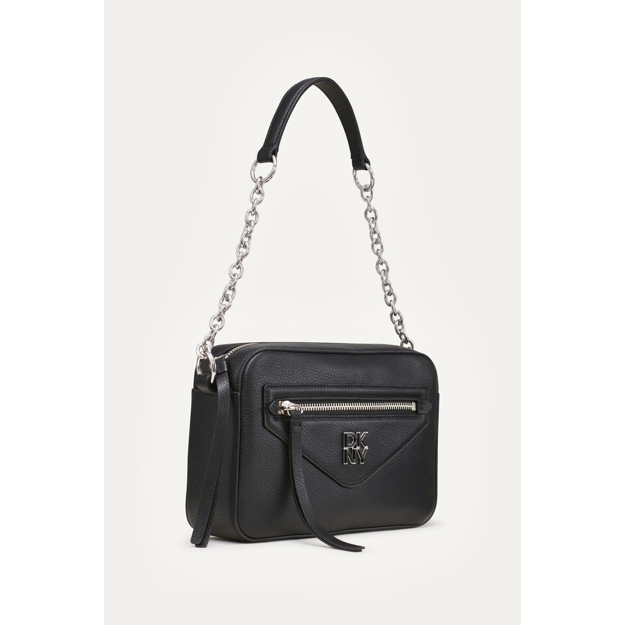 Sort/Sølv - DKNY - Women's Heart of New York Camera Cross Body Bag - 7