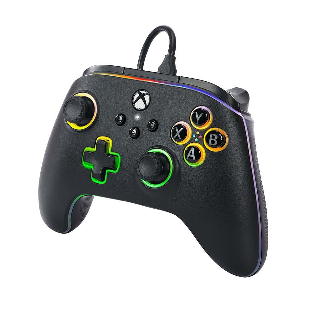 Lumectra - PowerA - Advantage Wired Controller for Xbox Series X|S with Lumectra - Black - 6