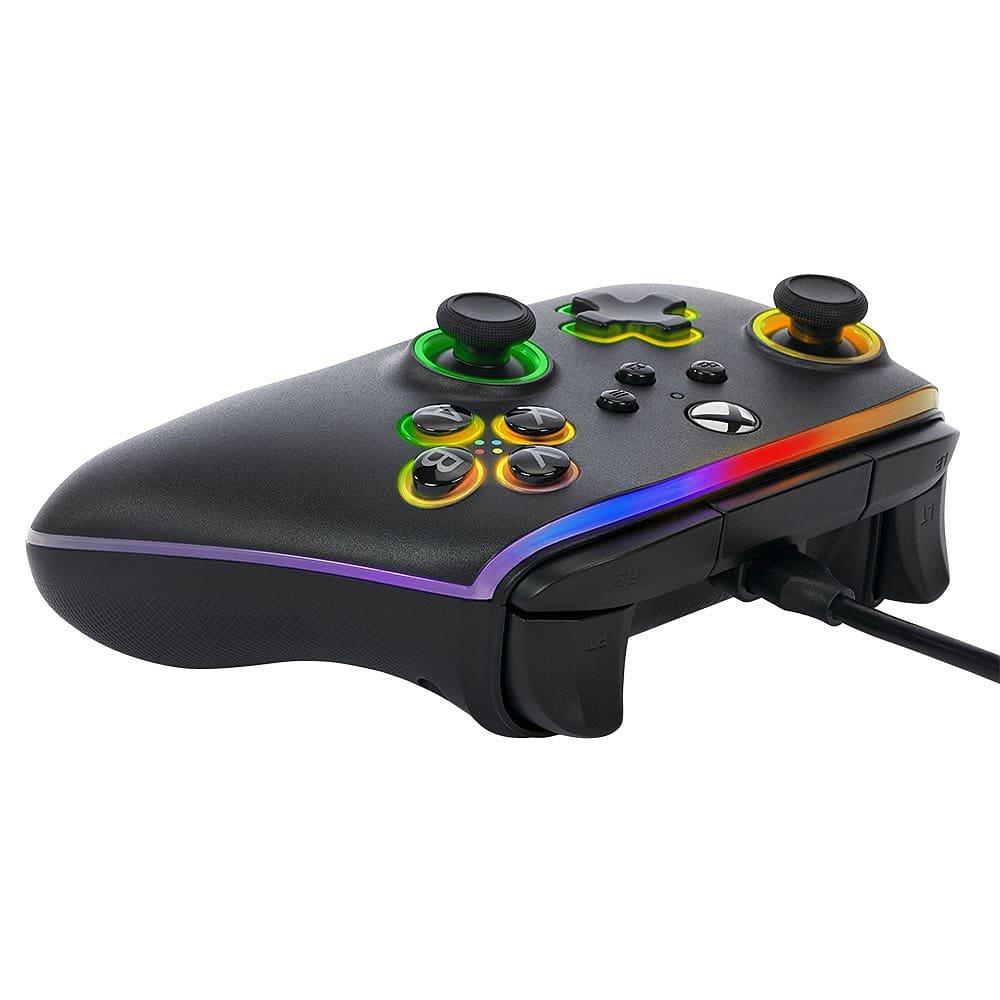 Lumectra - PowerA - Advantage Wired Controller for Xbox Series X|S with Lumectra - Black - 7