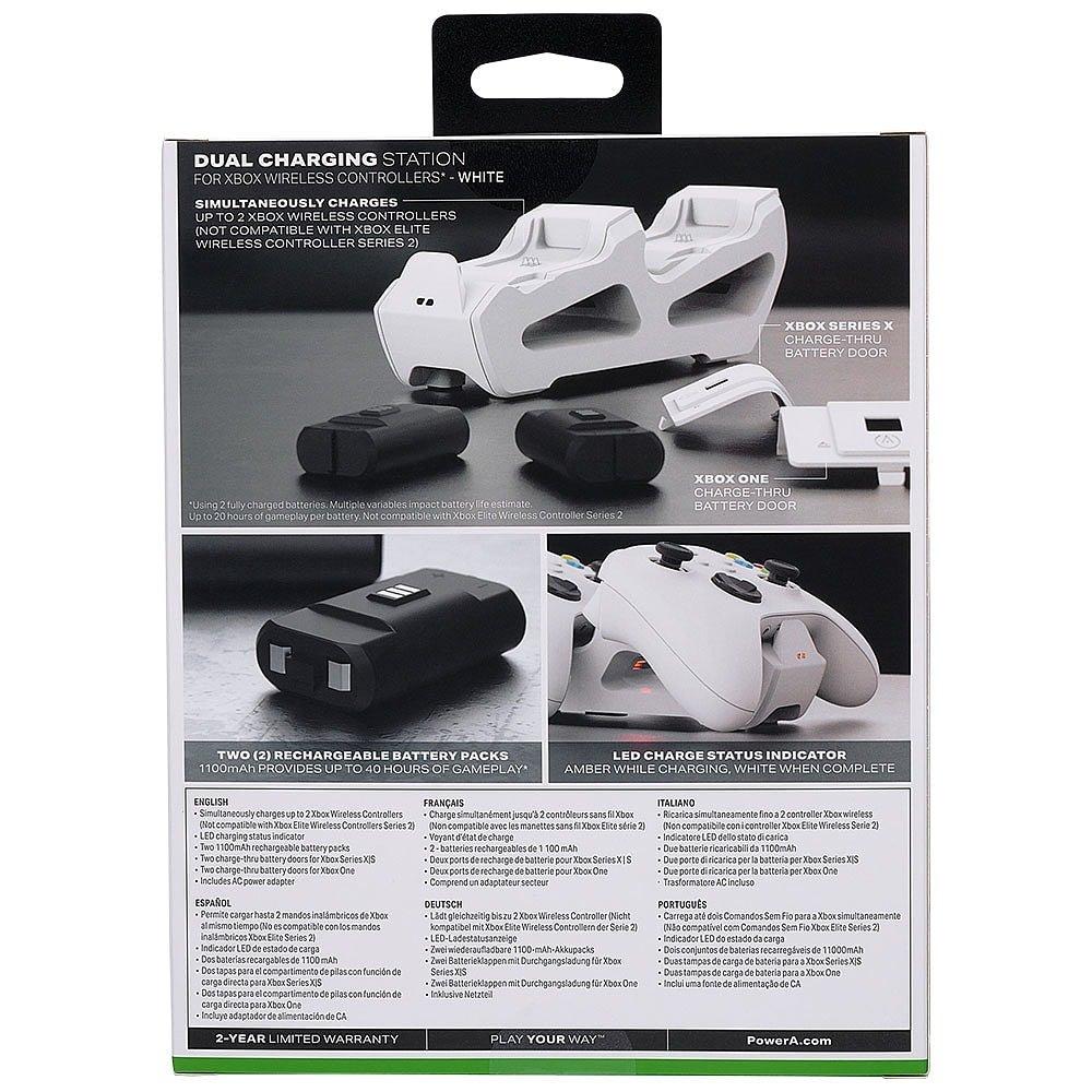 White - PowerA - Duo Charging Station for Xbox Series X|S - White (UK) - 2