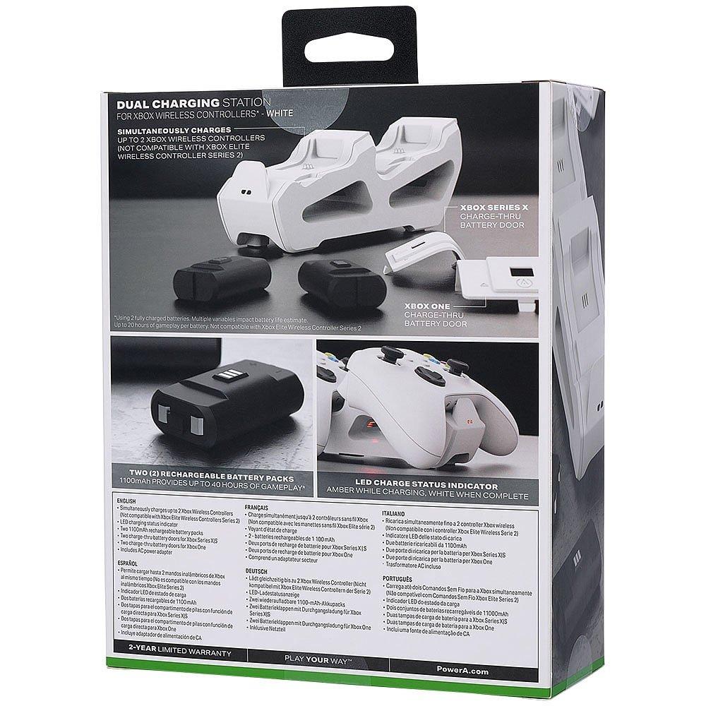 White - PowerA - Duo Charging Station for Xbox Series X|S - White (UK) - 3