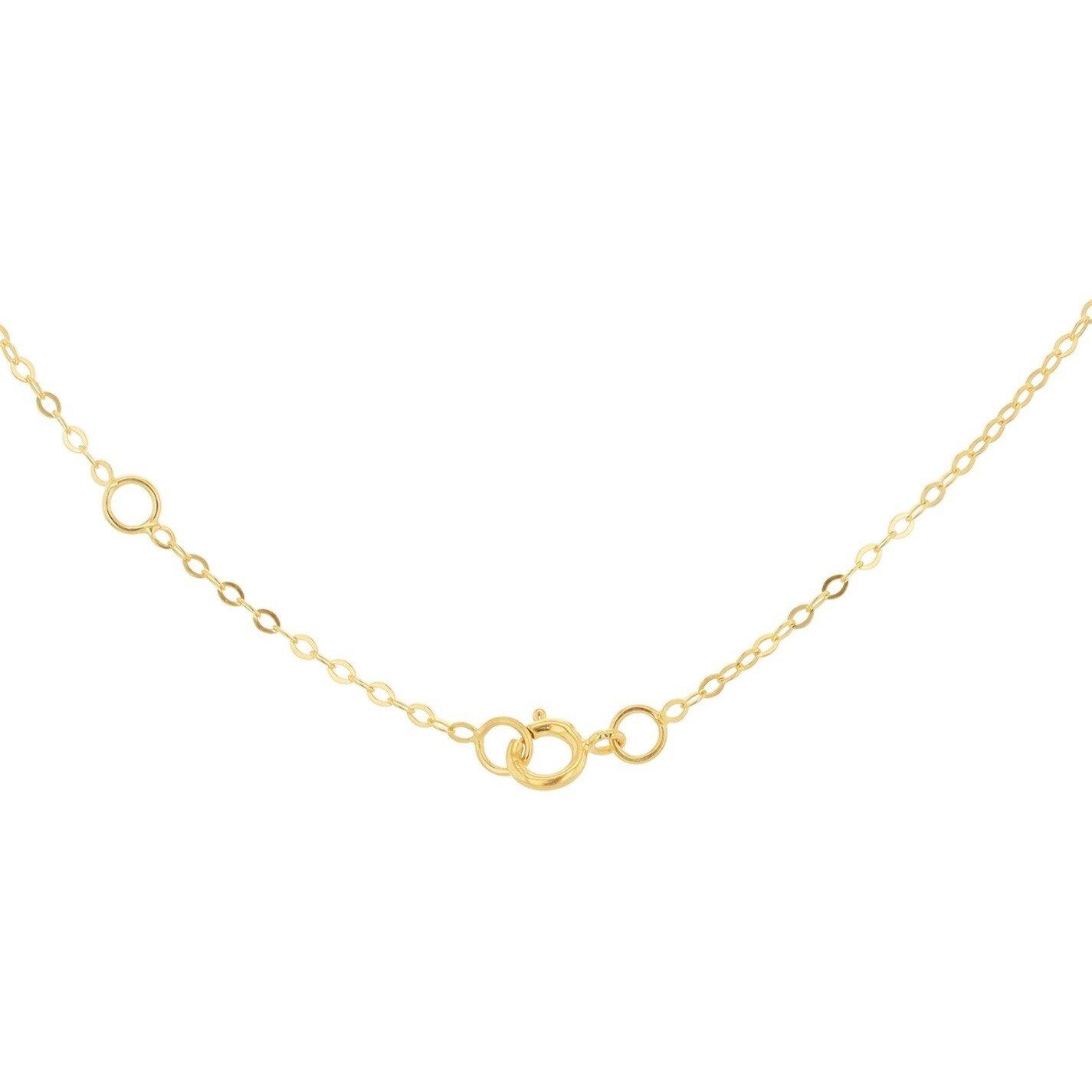 Yellow Gold - Be You - 9ct Gold Open Heart Necklace - 4