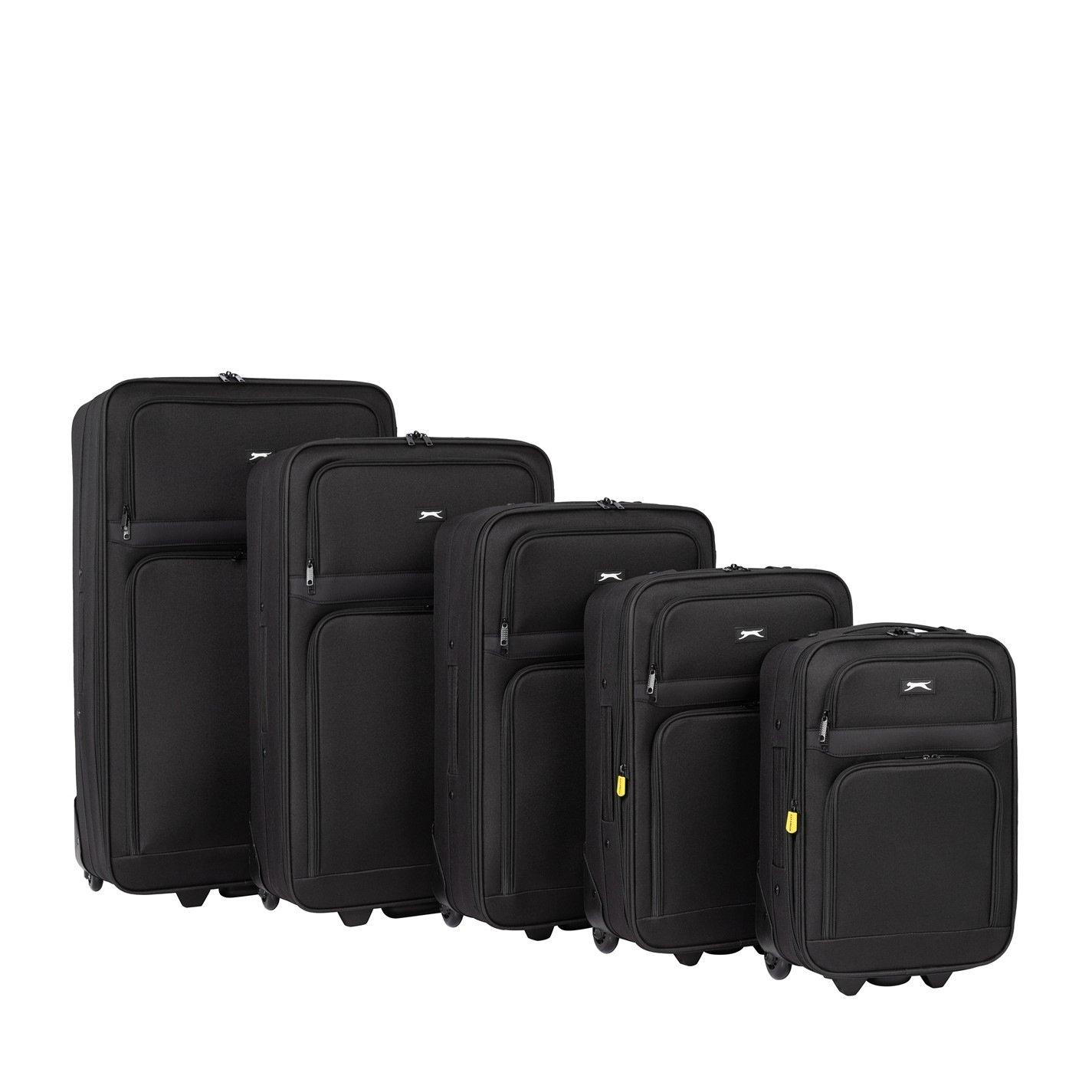 Black - Slazenger - Trolley Suitcase Nest 5pc - 1