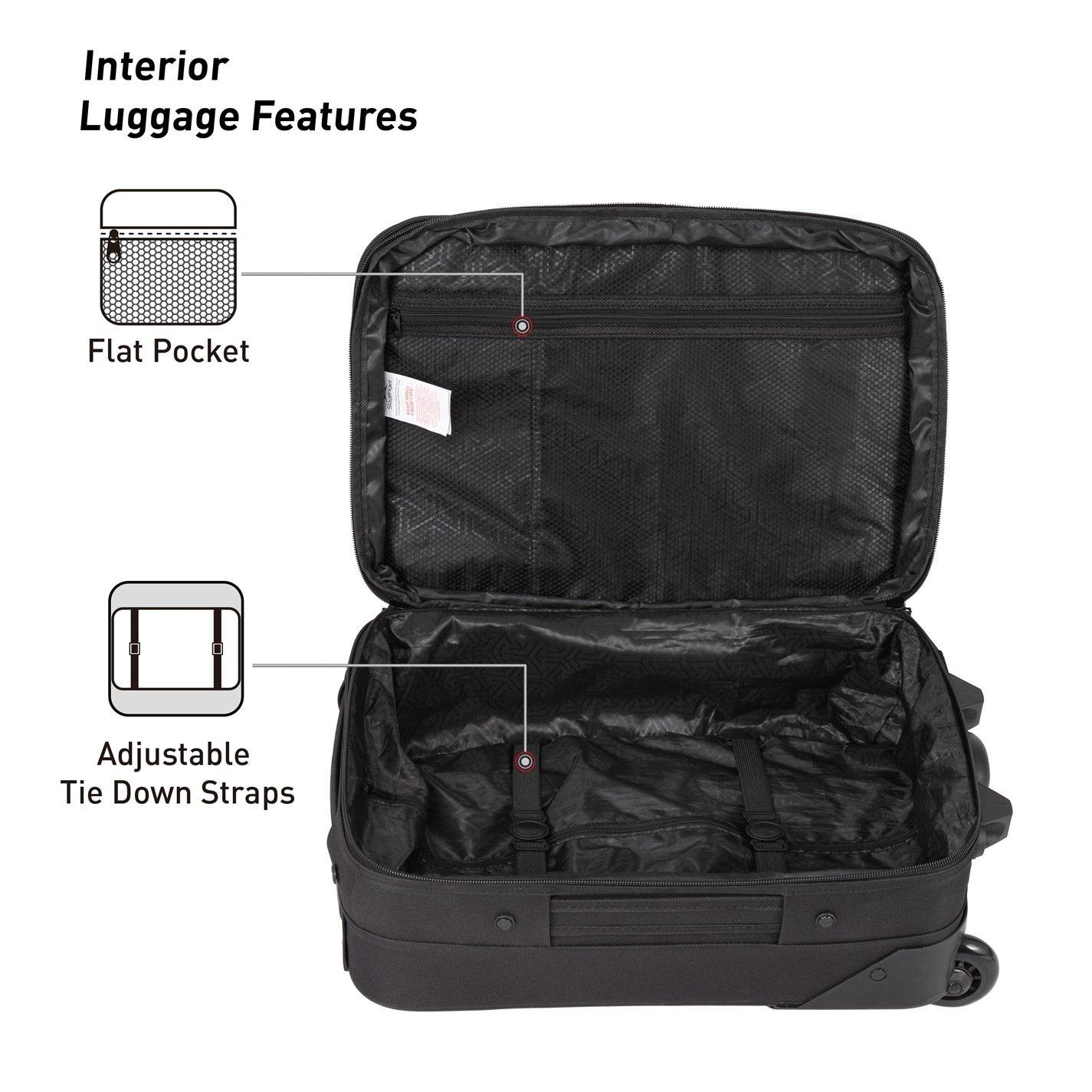 Black - Slazenger - Trolley Suitcase Nest 5pc - 4