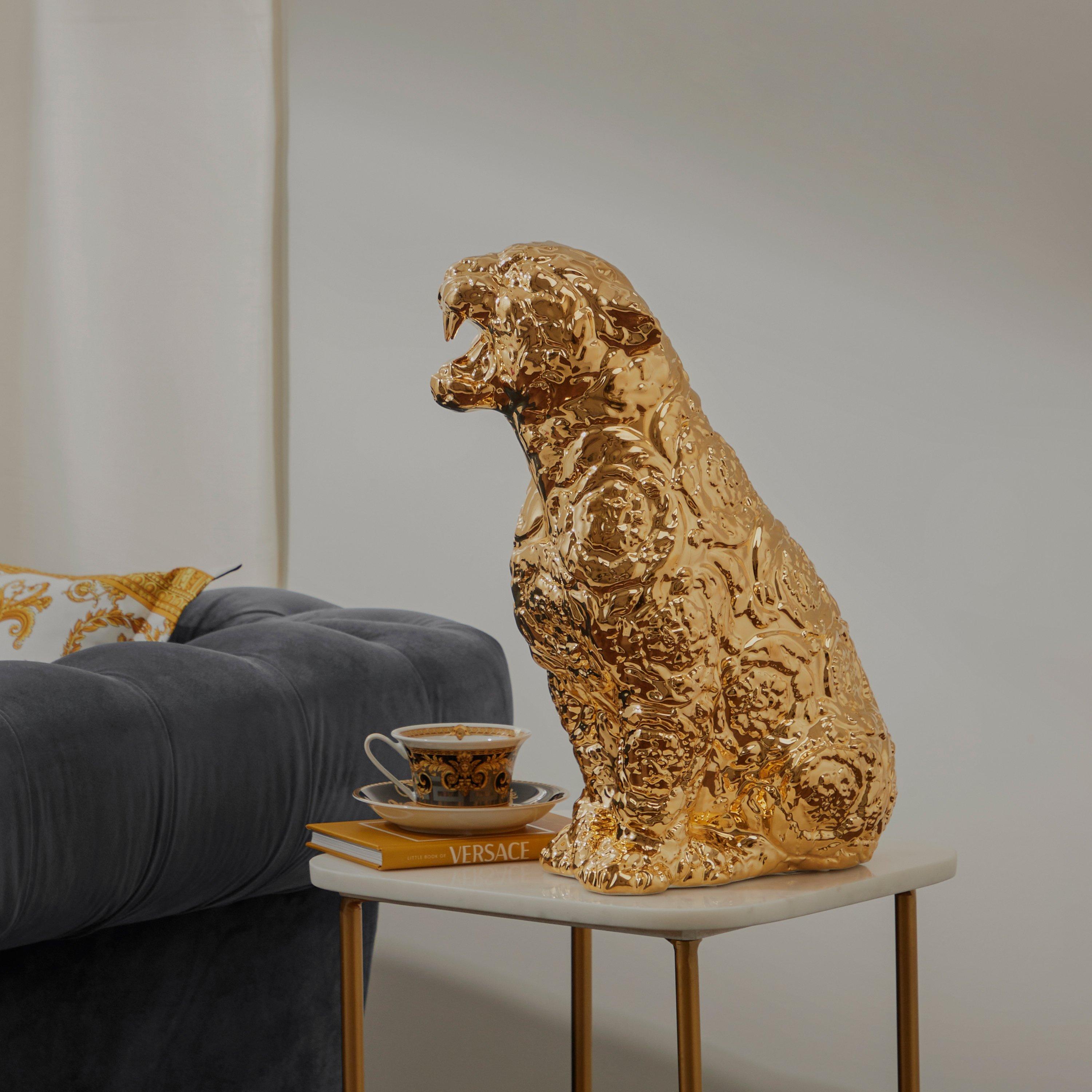 Gold - Versace Home - Rokko Cheetah Ornament - 2