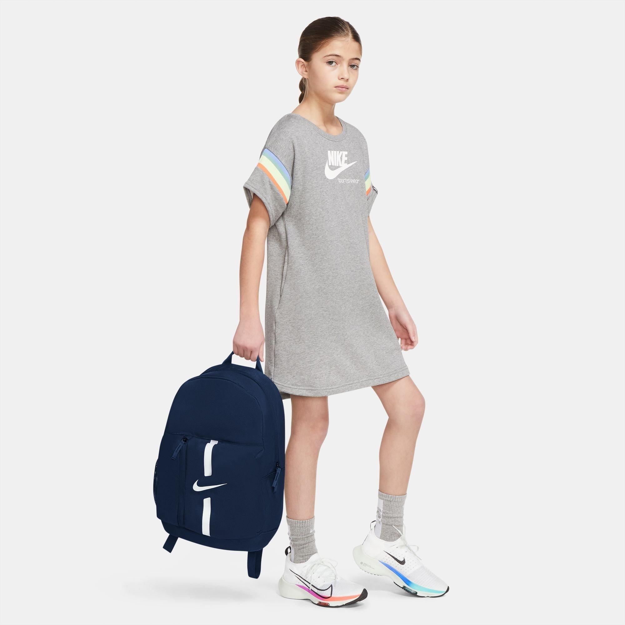 Md Navy/Blk/Wht - Nike - Academy Team Football Backpack (22L) Juniors - 7