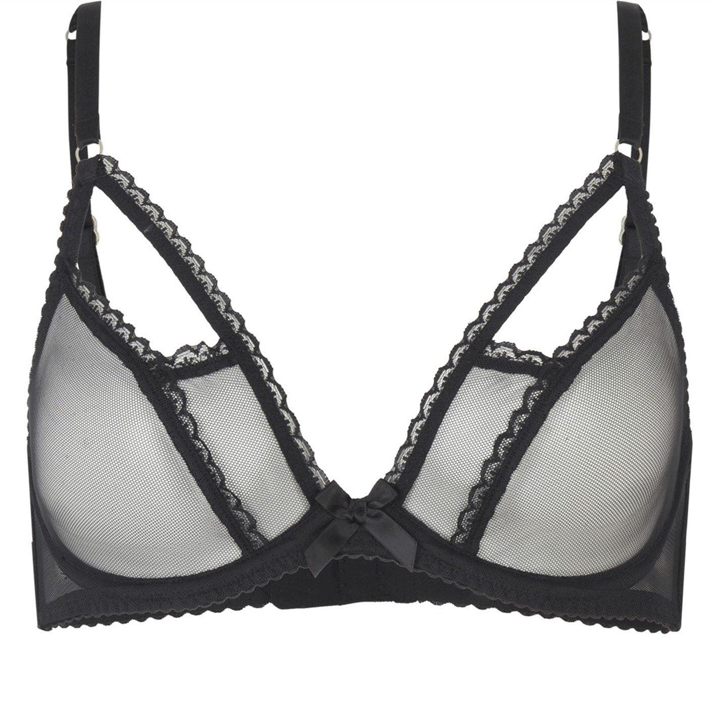 Black - Agent Provocateur - Women's Plunge Underwired Bra - 4