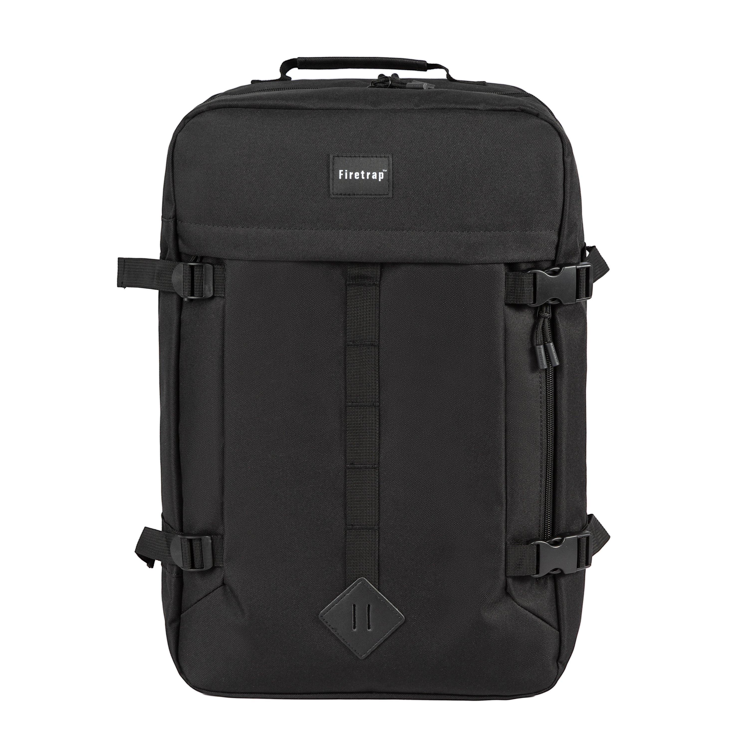 Black/Charcoal - Firetrap - Mini Travel Backpack - 1
