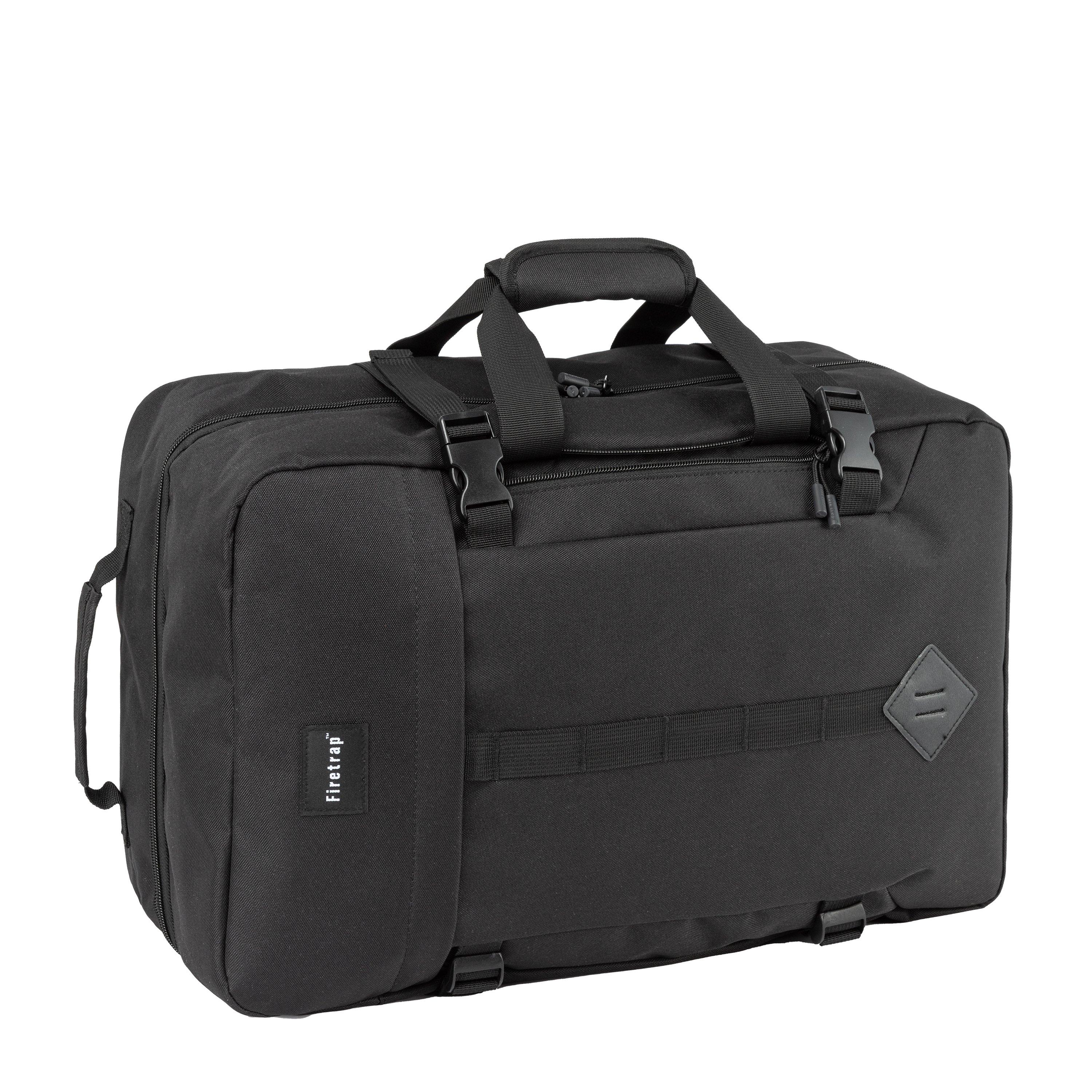 Zwart/Houtskool - Firetrap - Mini Travel Backpack - 4