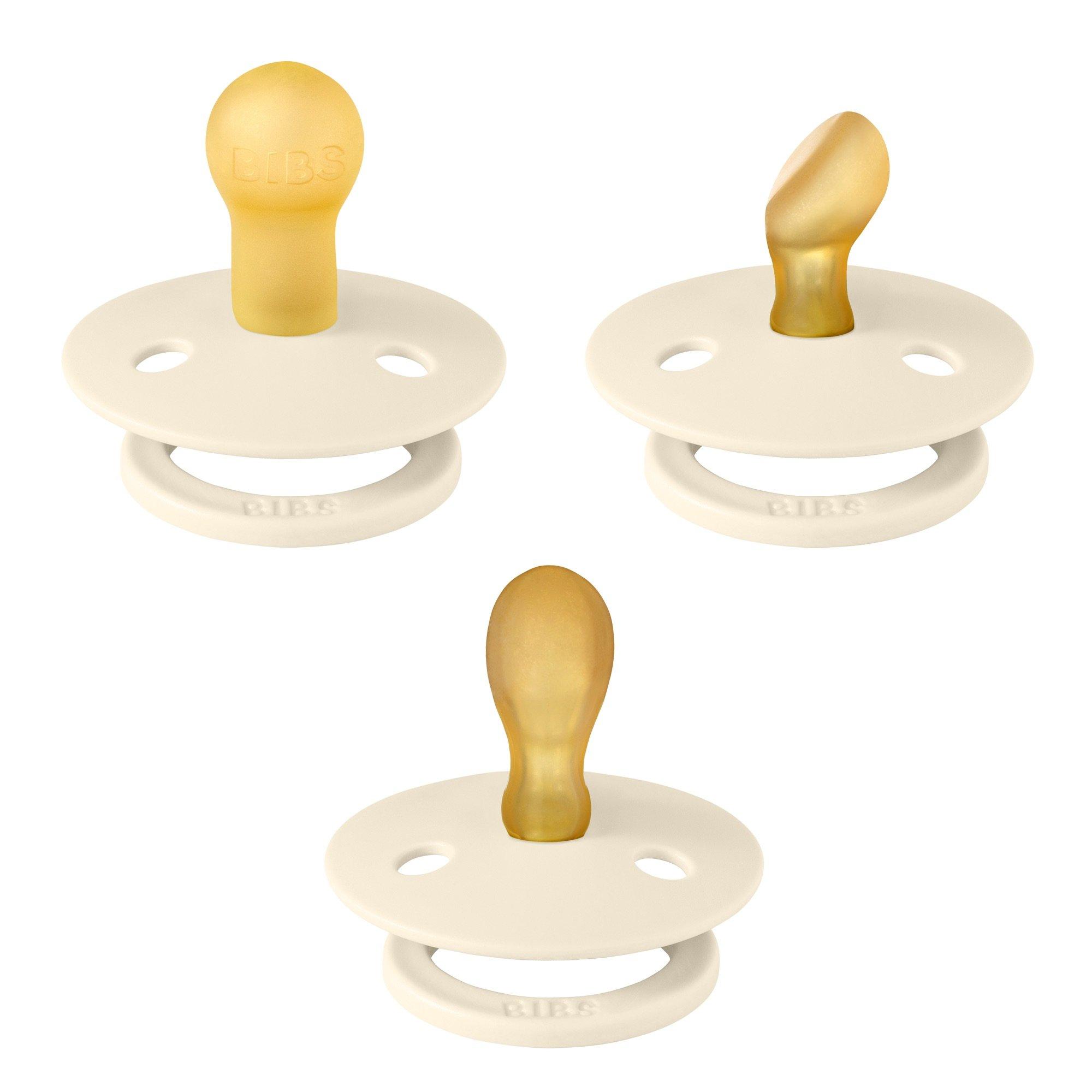 Bibs  Newborn Try It Collection - Round / Symmetrical / Anatomical Latex Dummies - Ivory - 1