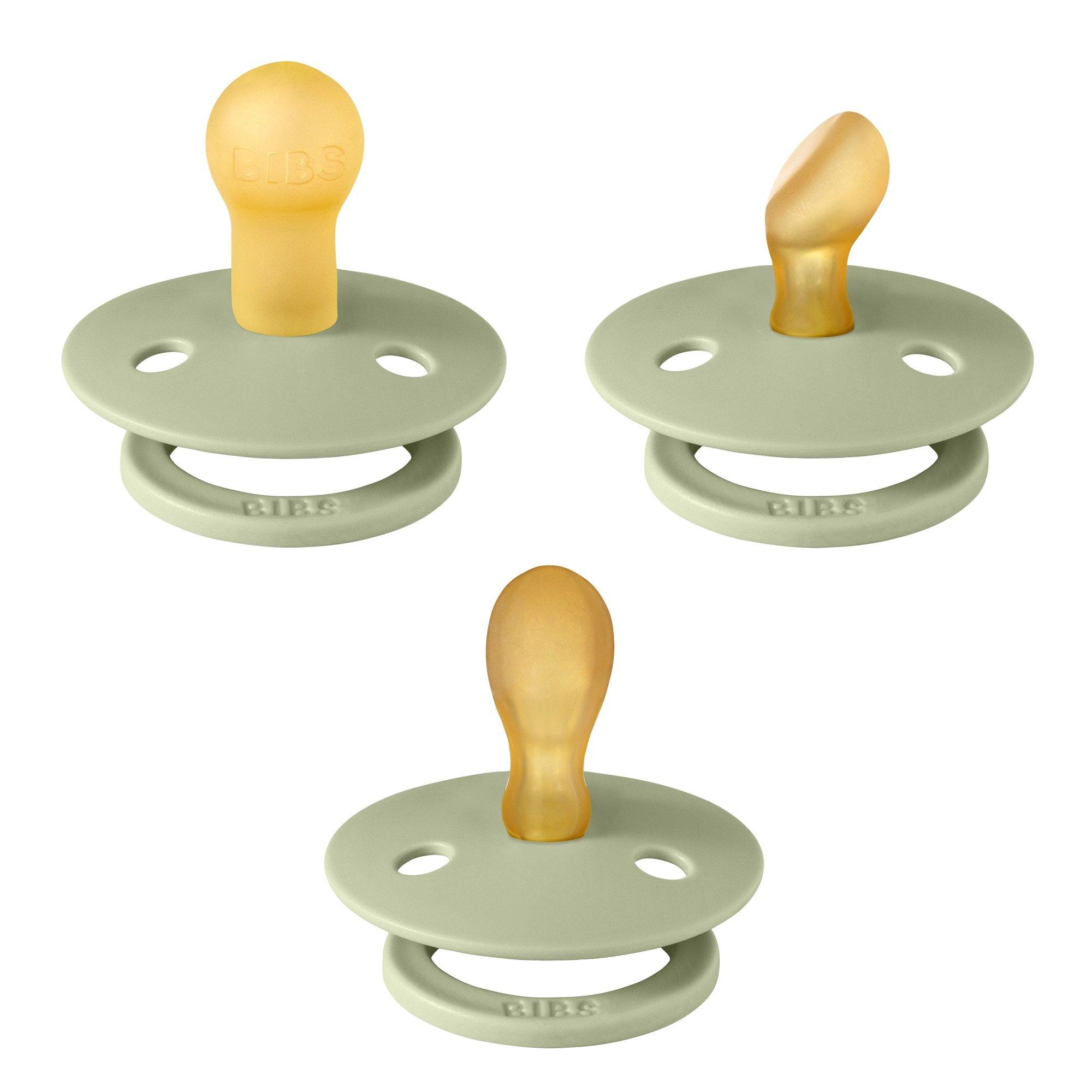 Bibs  Newborn Try It Collection - Round / Symmetrical / Anatomical Latex Dummies - Sage - 1