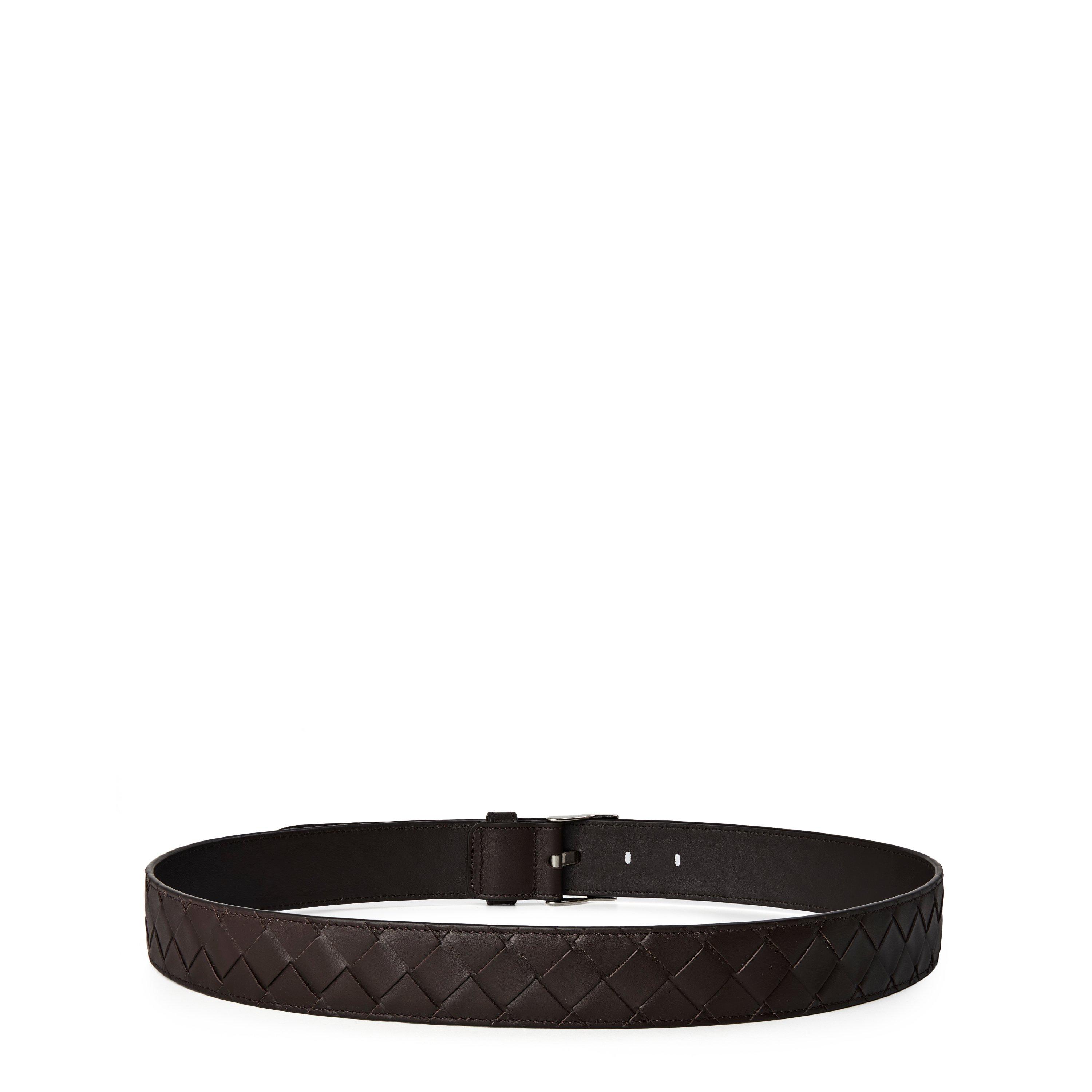 Fondant - Bottega Veneta - Men's Intrecciato Leather Belt - 2