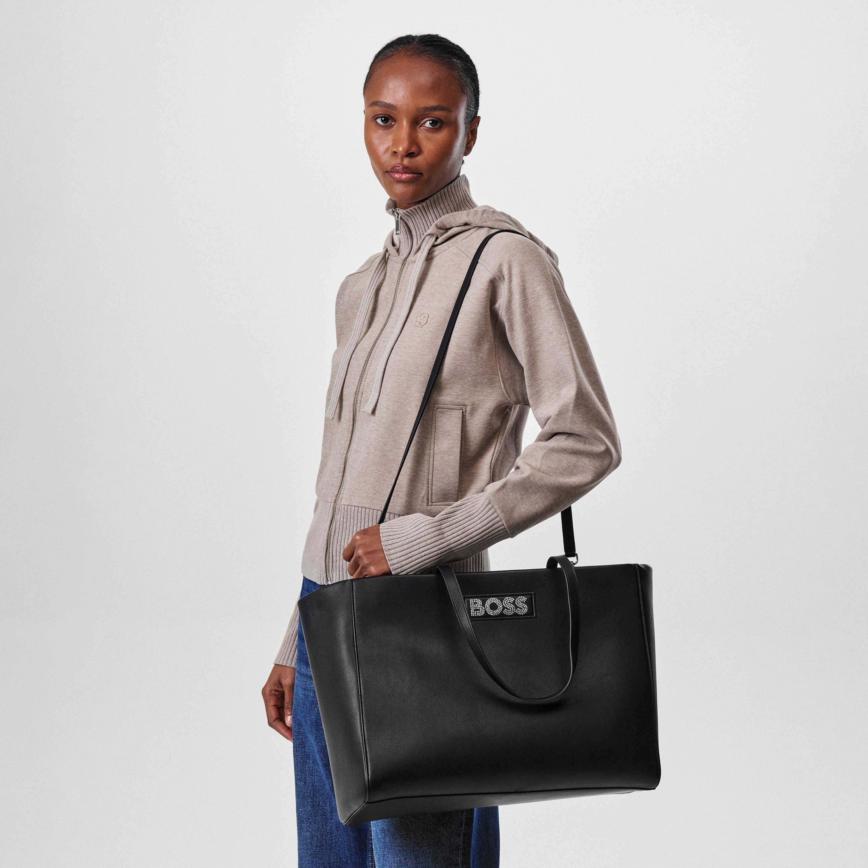 Black - Boss - Women's Yona Tote Bag, Signature Logo - 3