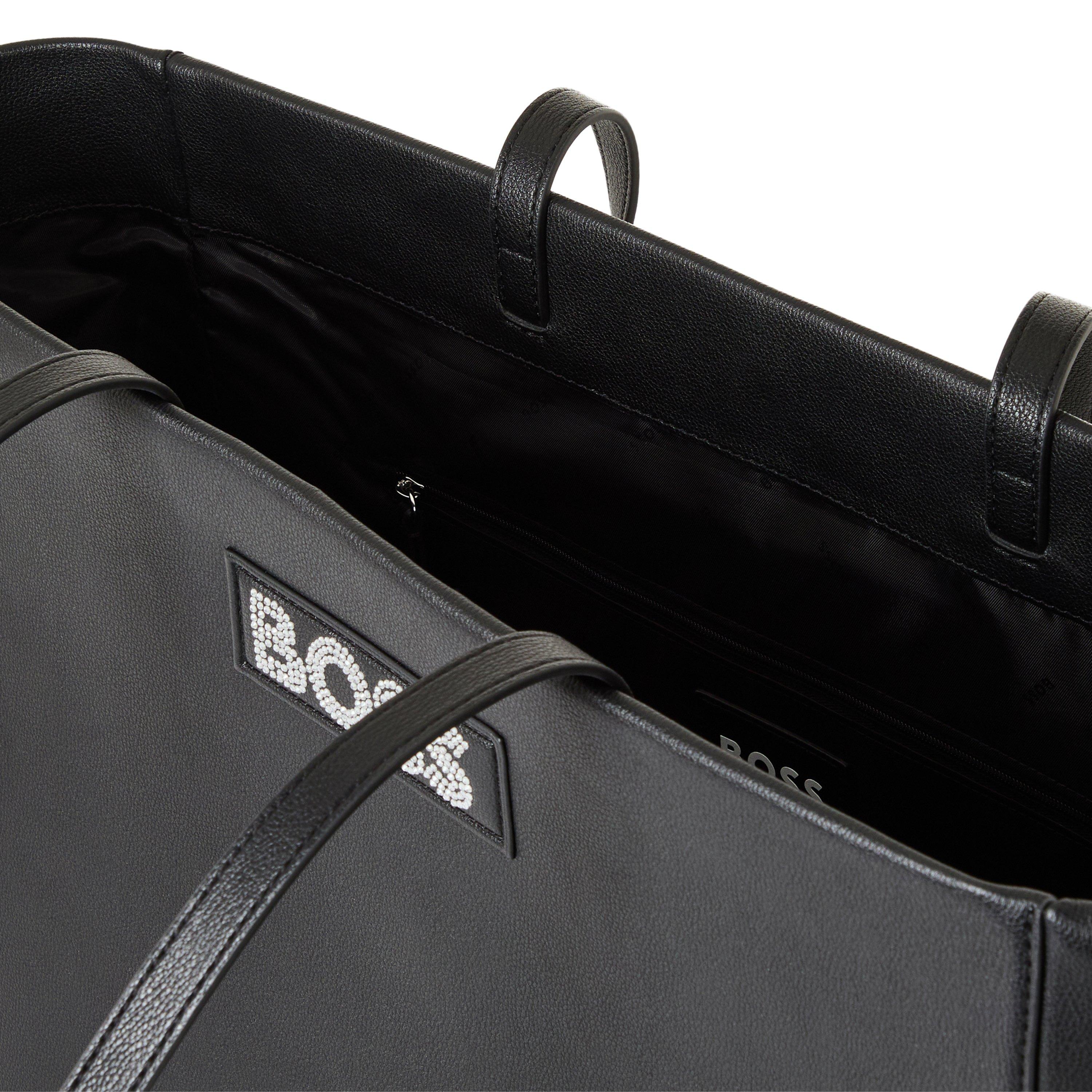 Black - Boss - Women's Yona Tote Bag, Signature Logo - 5