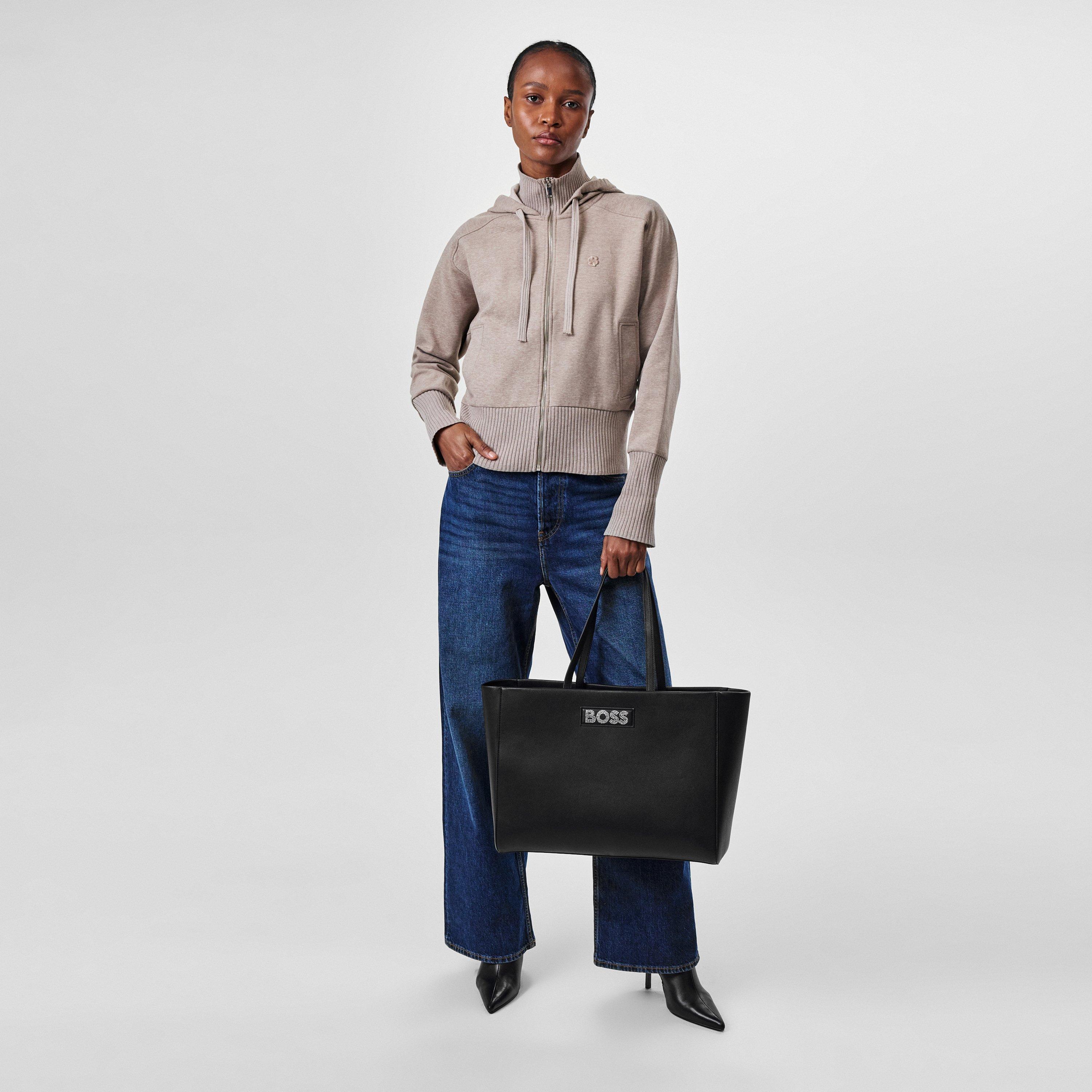 Black - Boss - Women's Yona Tote Bag, Signature Logo - 6