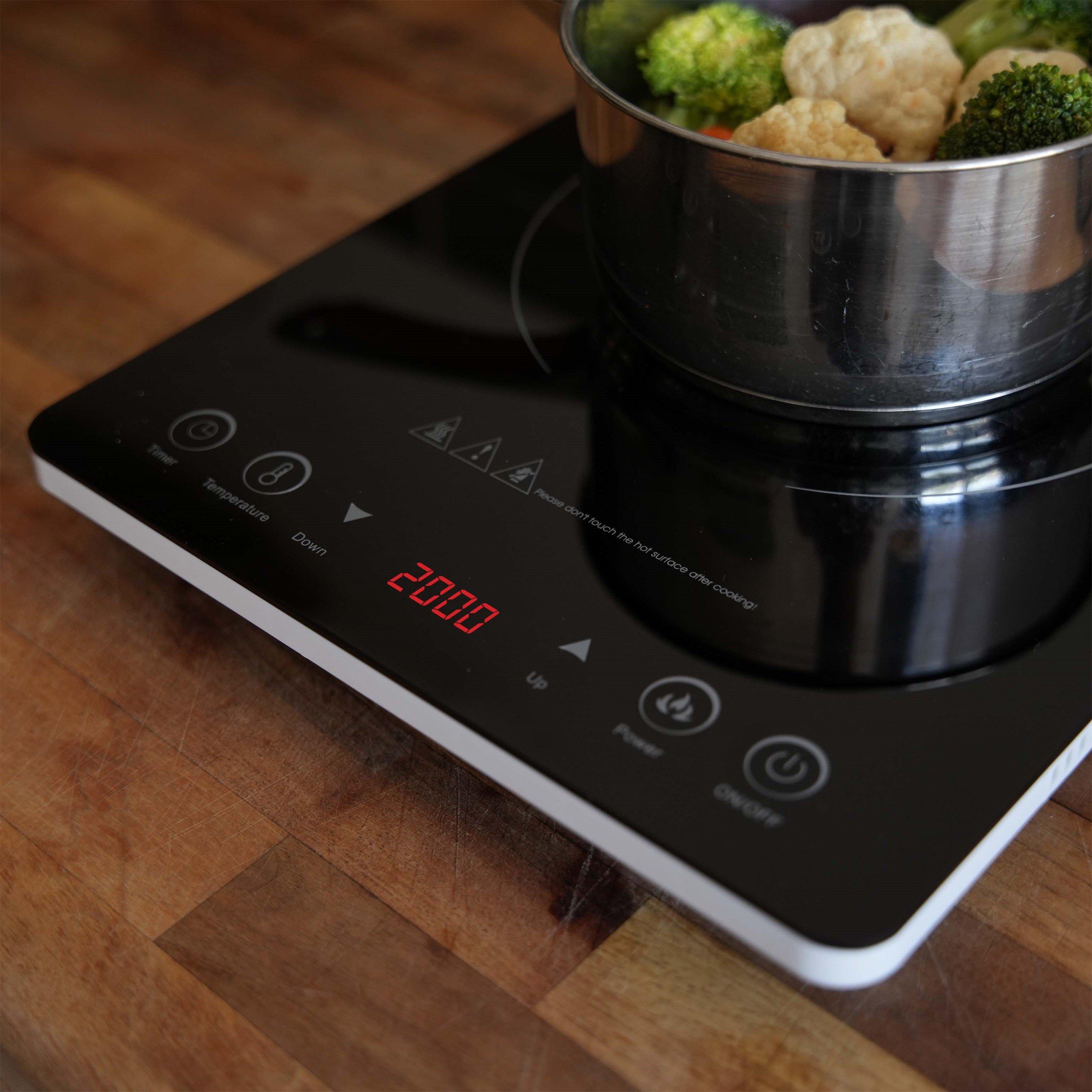 Black - Streetwize - Induction Hob With Adjustable Wattage Setting - 4