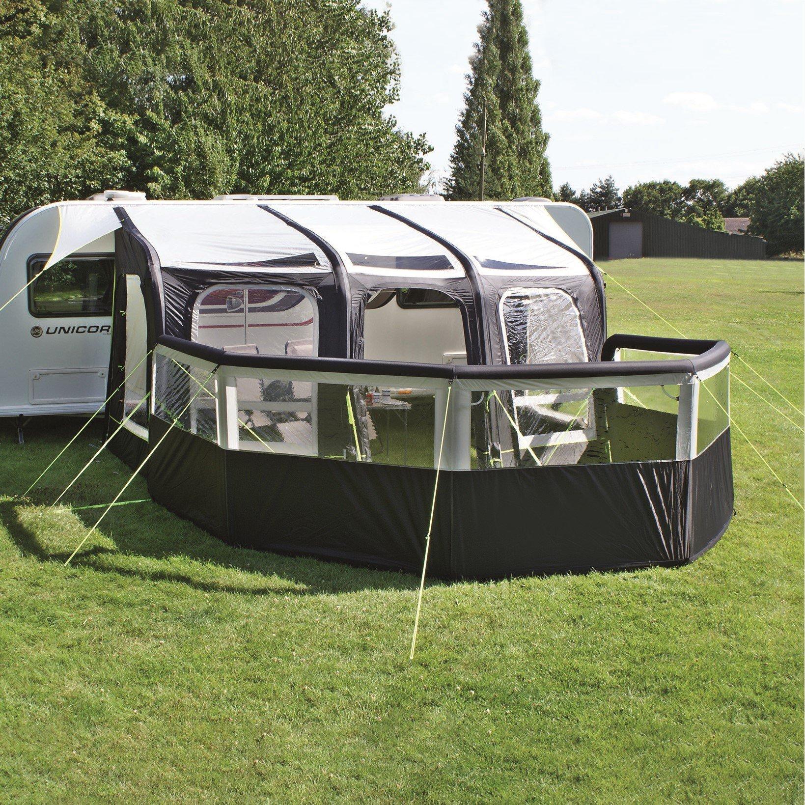 Black/Silver - Streetwize - Airbreak 8000 Inflatable Air Windbreaker - 3