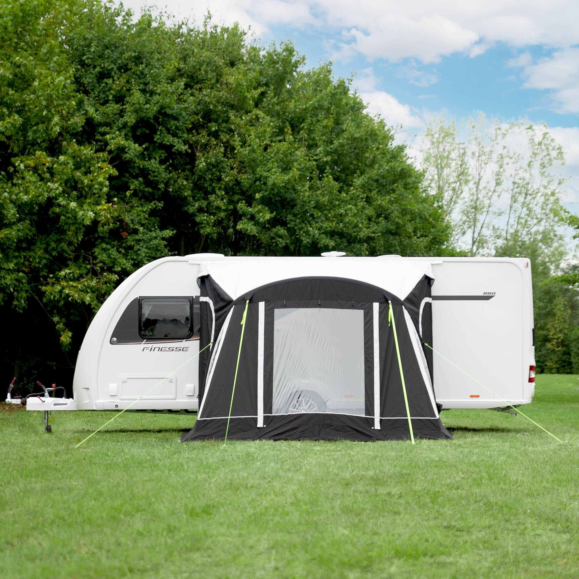 Black/Silver - Streetwize - Baywatch 260 Porch Air Awning - 2