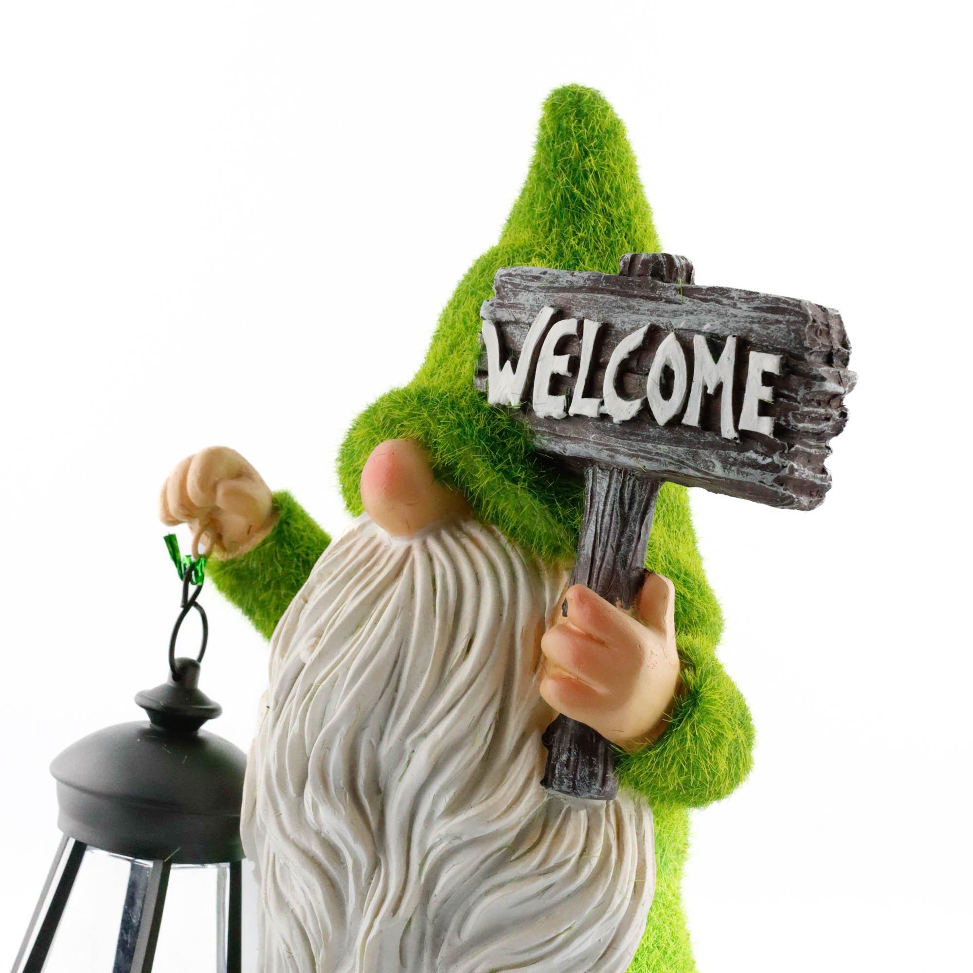 Multi - Streetwize - Gonk Ornament With Solar LED Lantern & Welcome Sig - 4