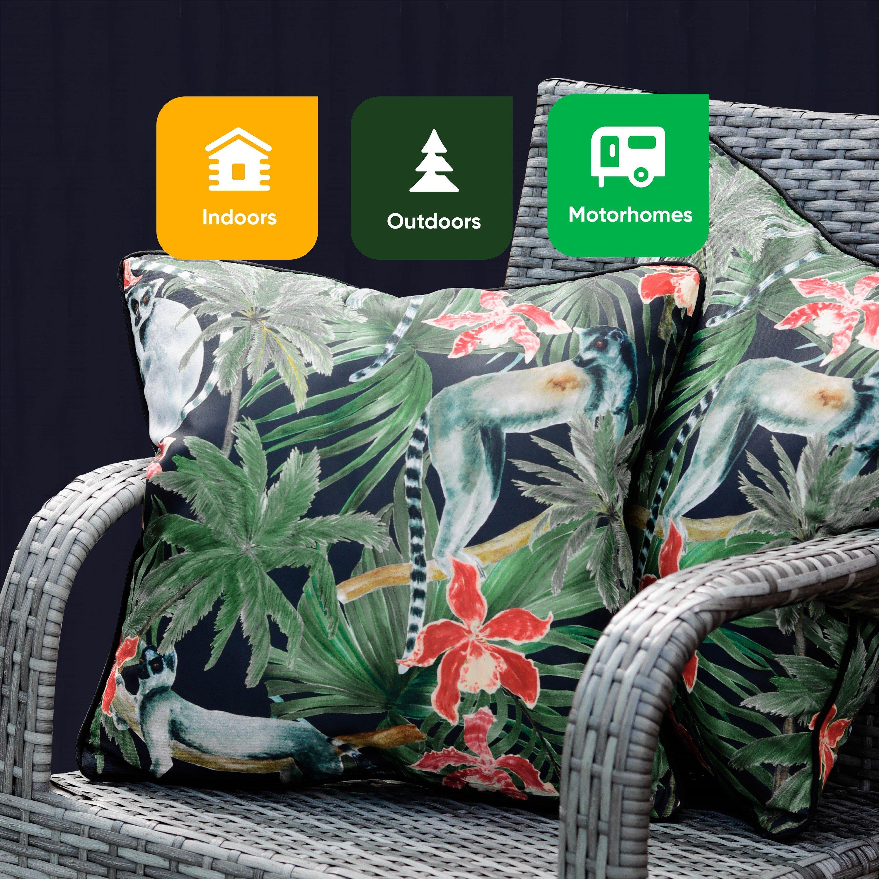 Multi - Streetwize - Pair of Lemur Scatter Cushions - 6