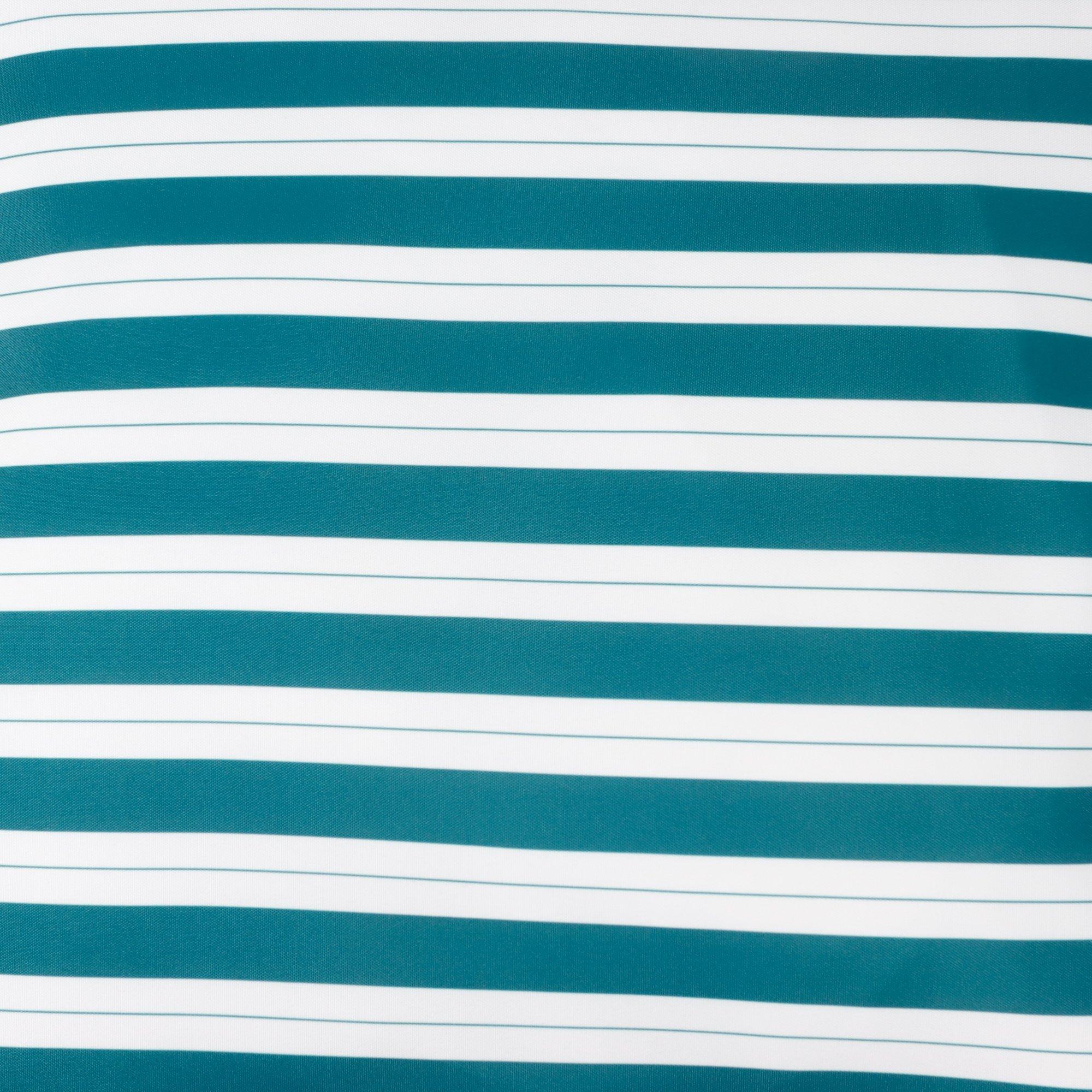 Teal - Streetwize - Outdoor Pair of  Teal Striped Scatter Cushions - 5
