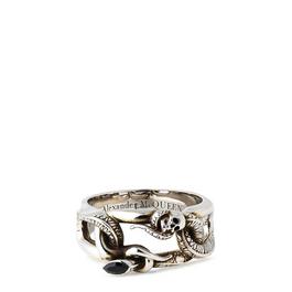 Alexander McQueen Alex Snk Skl Ring  Sn44