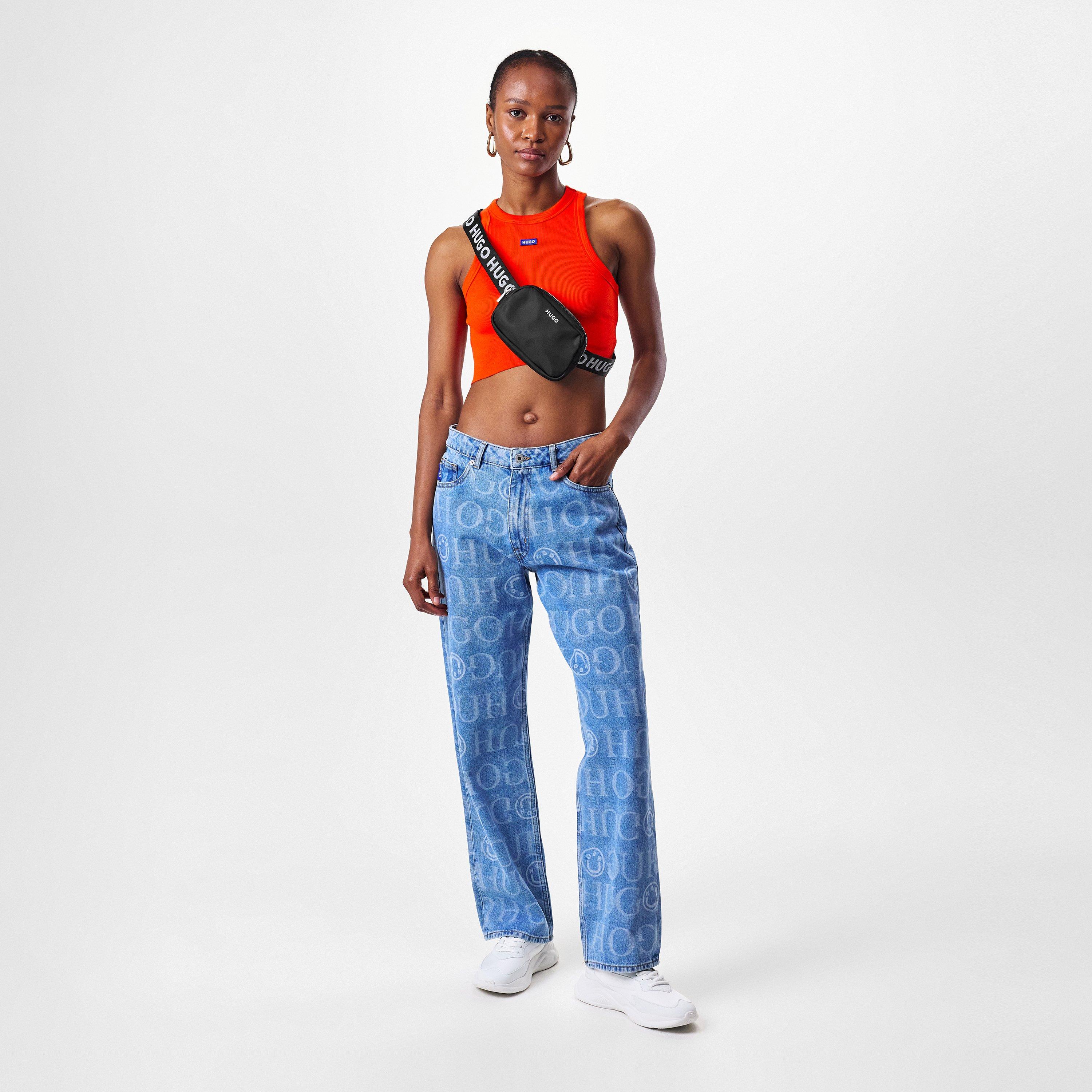 Black - Hugo - Women's Logo Belt Bag - 5