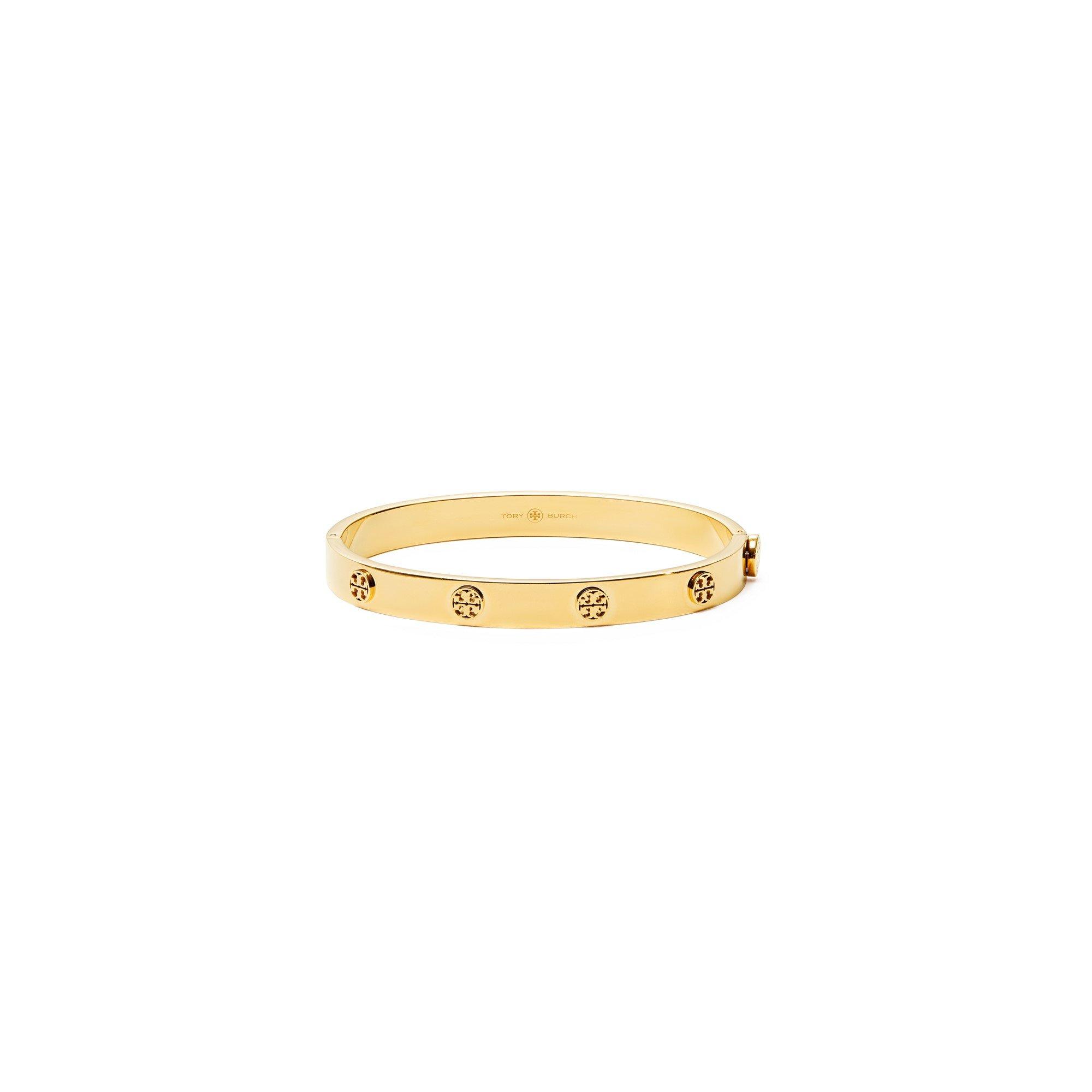 Tory Burch Bangle Bracelet 7mm - Tory Gold - Large