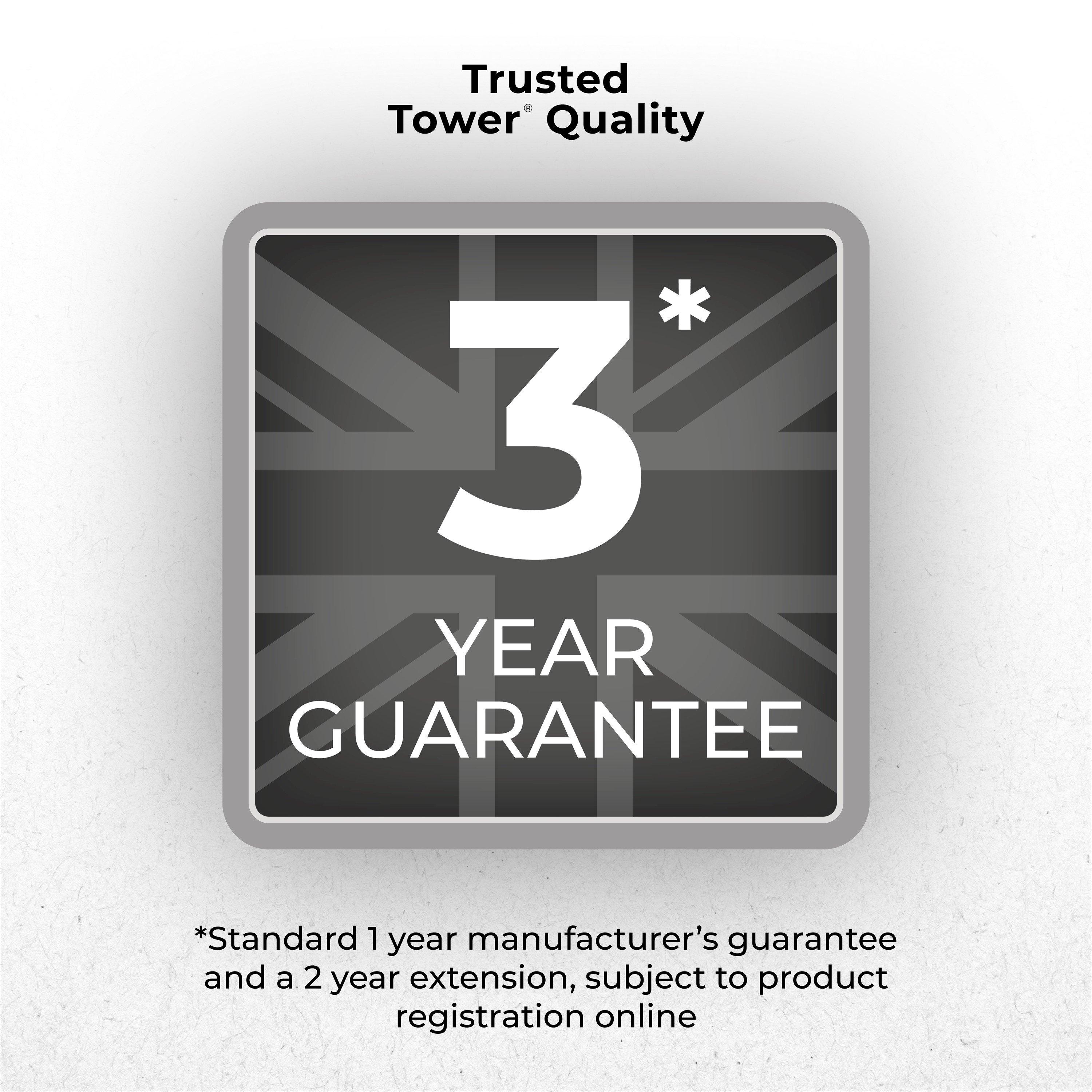 White - Tower - 20L 800W Manual Microwave White - 9