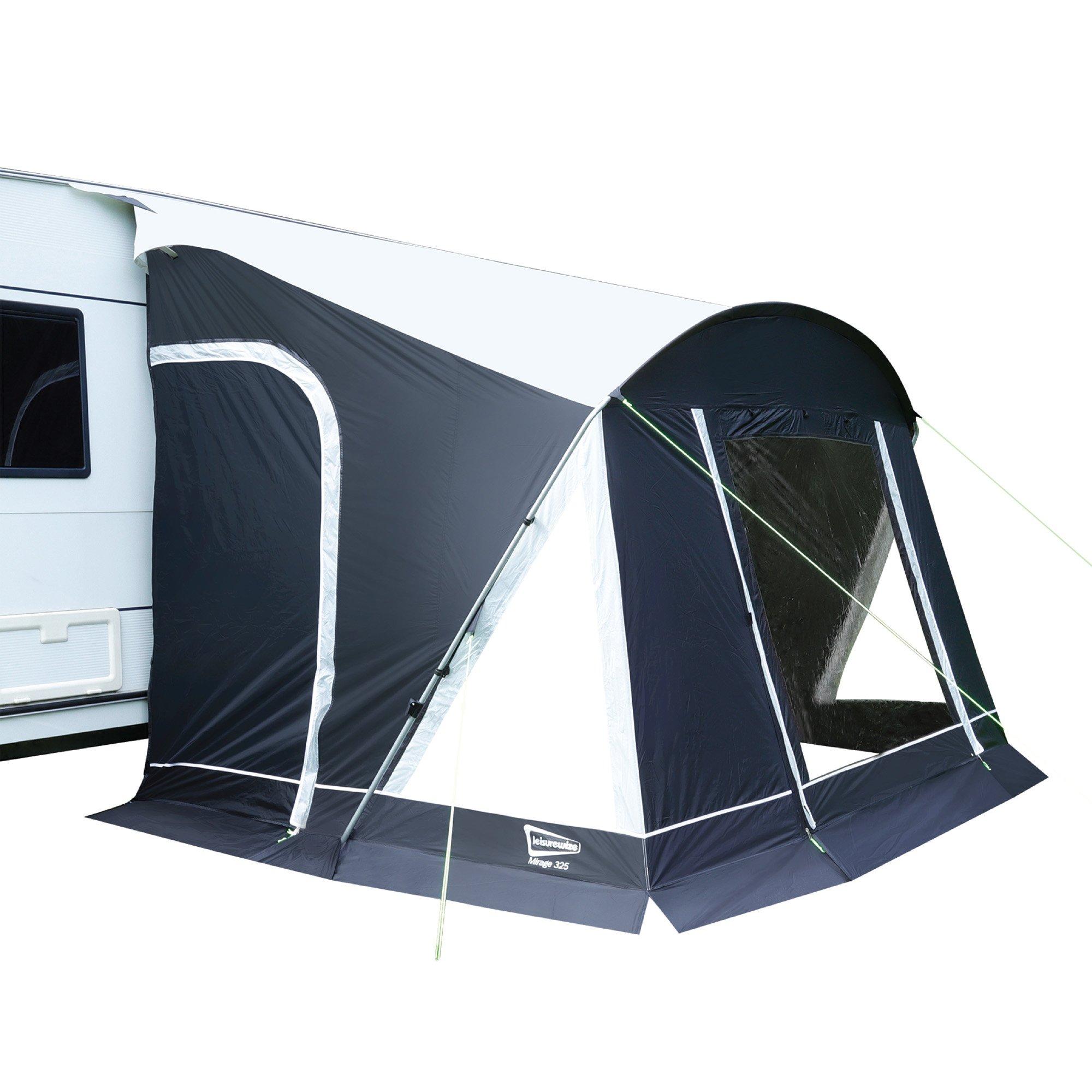 Streetwize  Mirage 325 Caravan Porch Awning - Black/Silver - 240dx325w