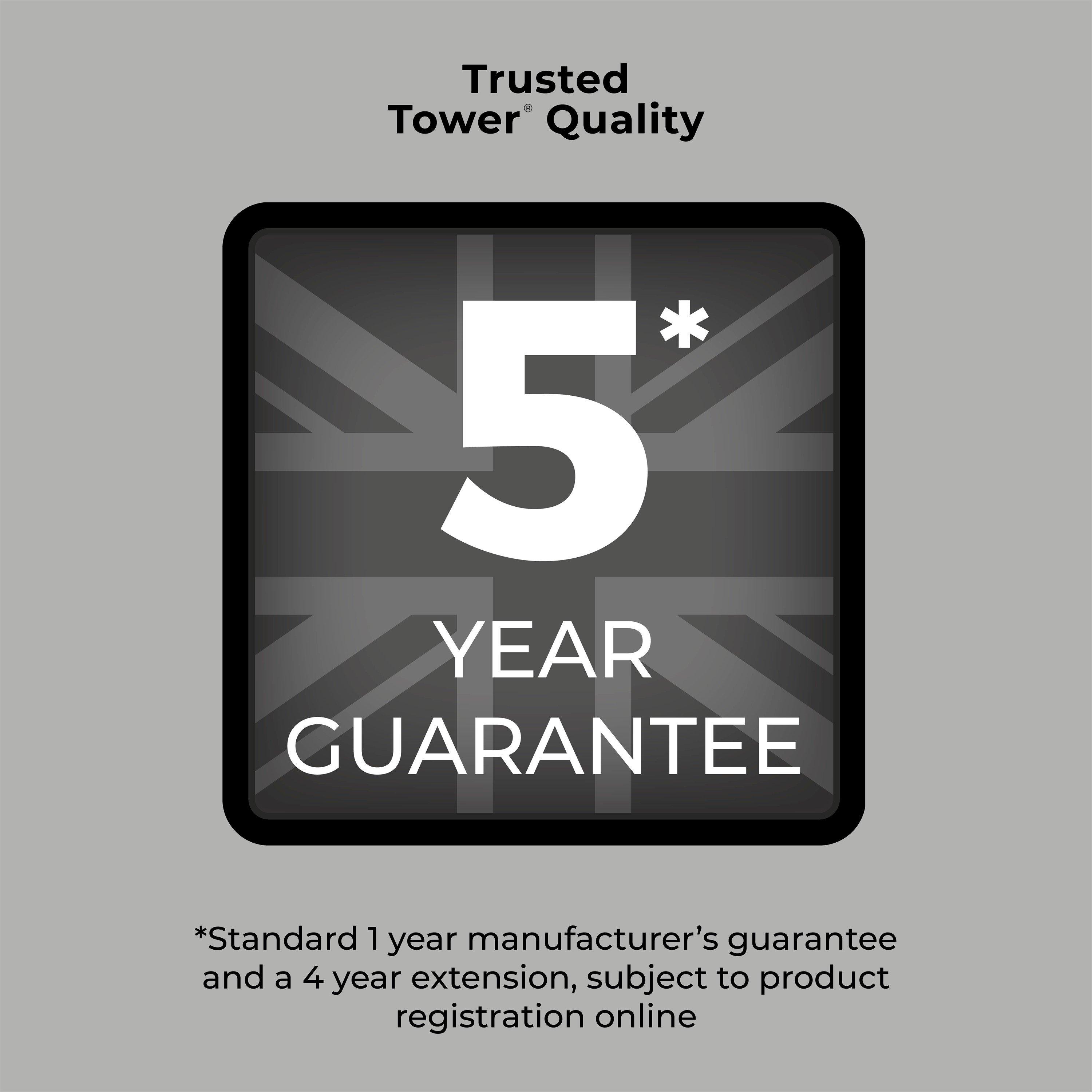 Grey - Tower - 60L Compact Sensor Bin Grey - 9