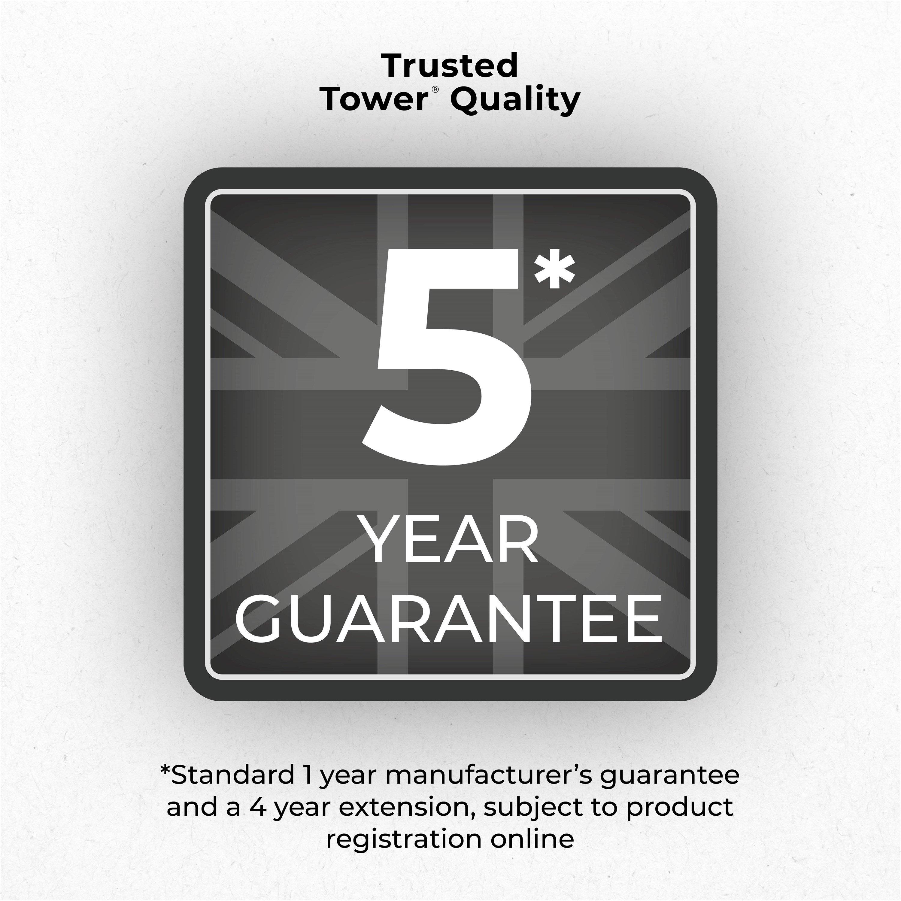 Black - Tower - 8 Piece Air Fryer Accessories Set - 9