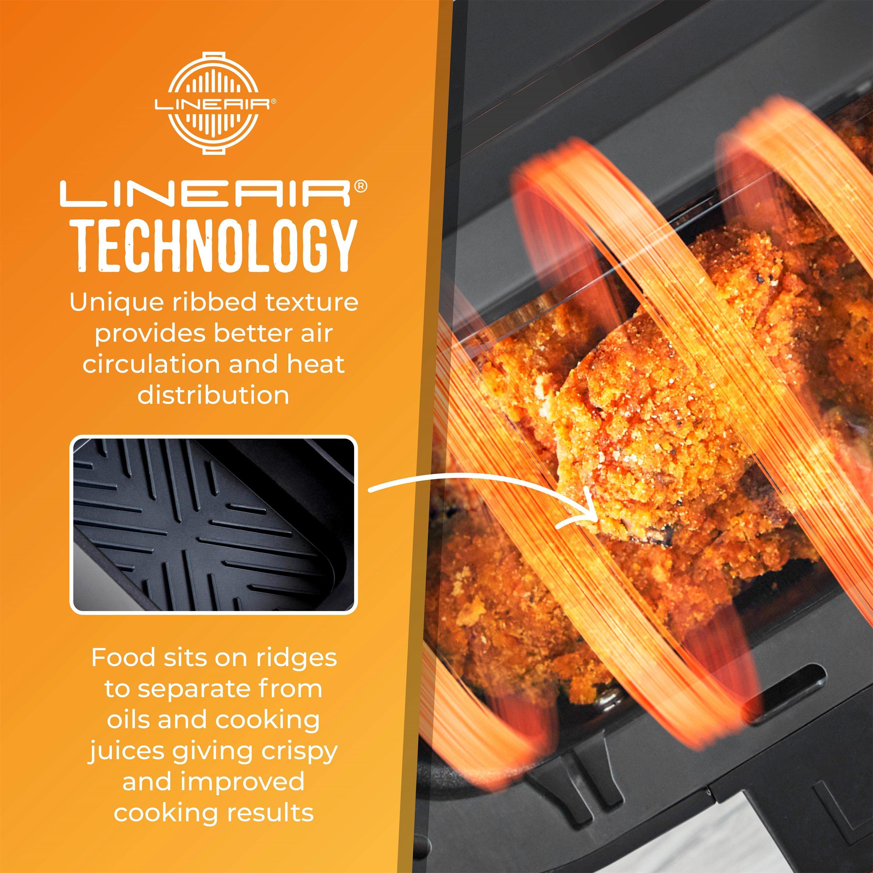 Black - Tower - 2 x Rectangular Foldable Trays - 4